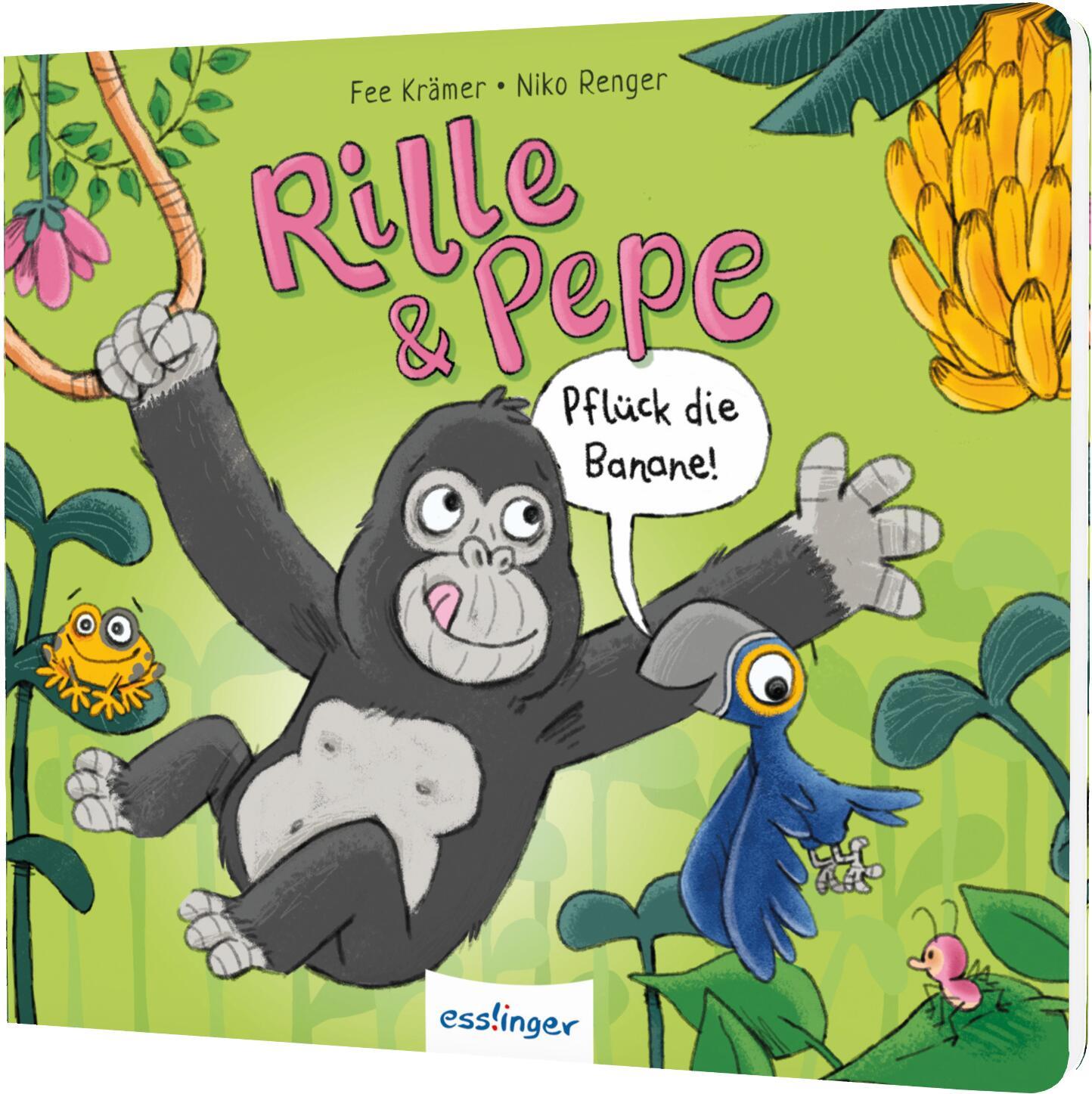 Vorderes Coverbild Rille & Pepe: Pflück die Banane!