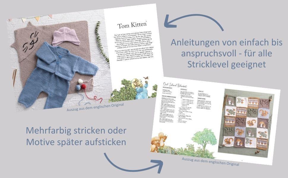 Beispielinhalt (Bild) Das Peter Hase Strickbuch