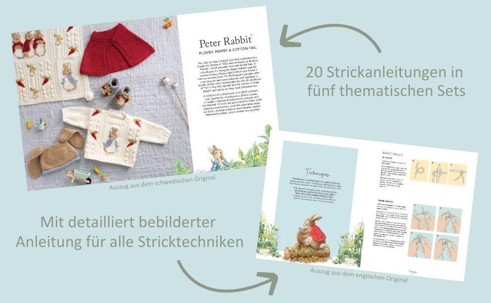 Beispielinhalt (Bild) Das Peter Hase Strickbuch