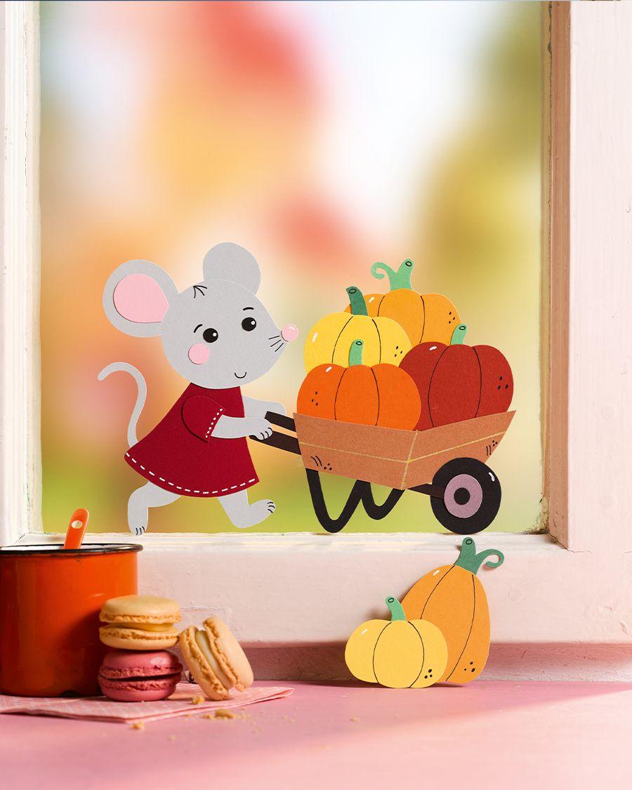 Beispielinhalt (Bild) Herbstliche Fensterbilder (kreativ.kompakt)