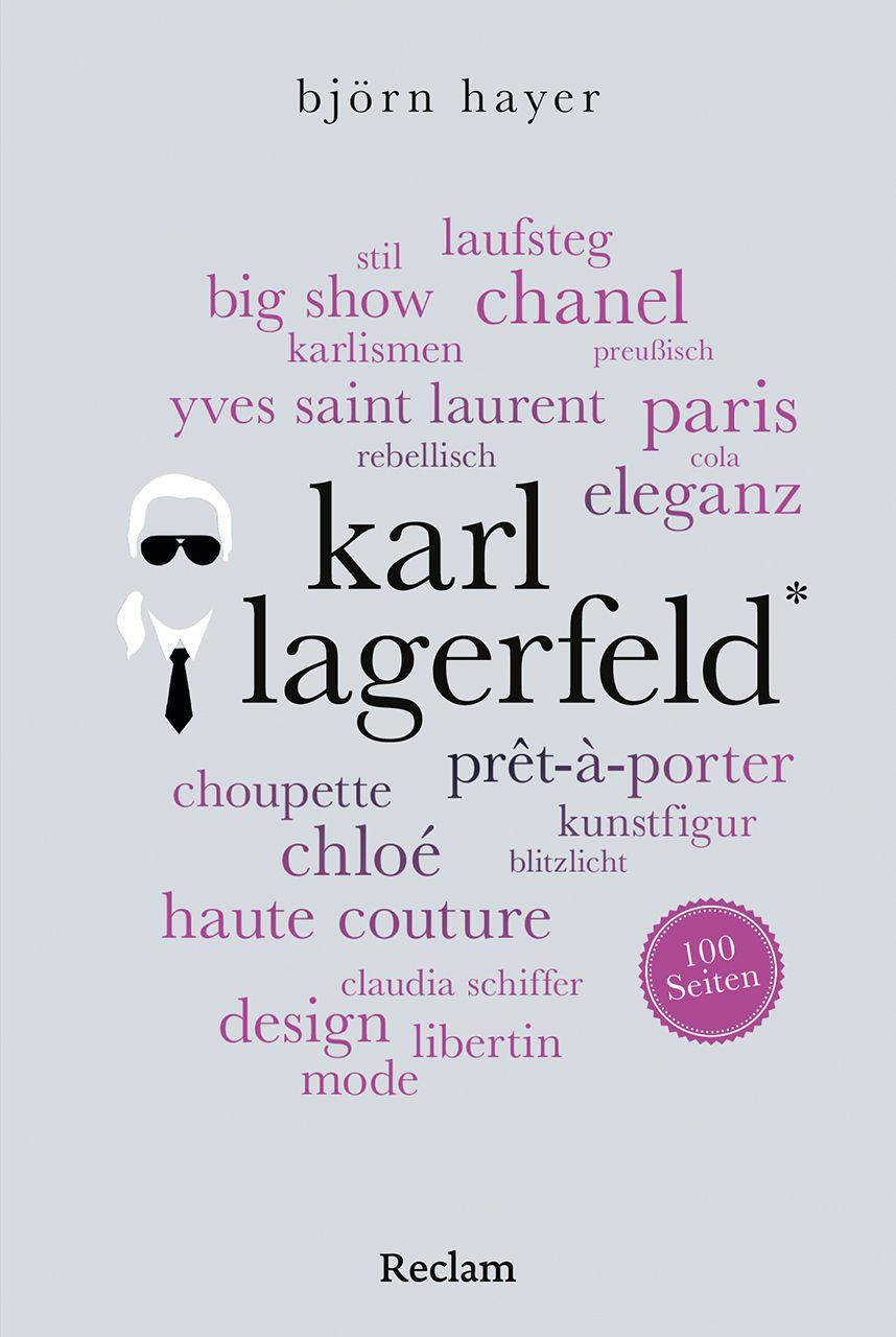 Vorderes Coverbild Karl Lagerfeld. 100 Seiten
