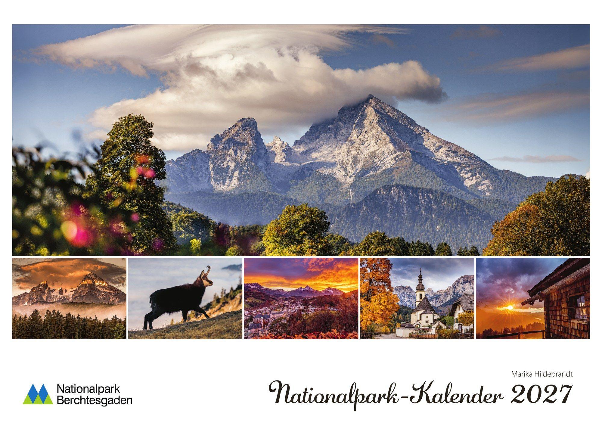 Vorderes Coverbild Nationalpark-Kalender Berchtesgaden 2027