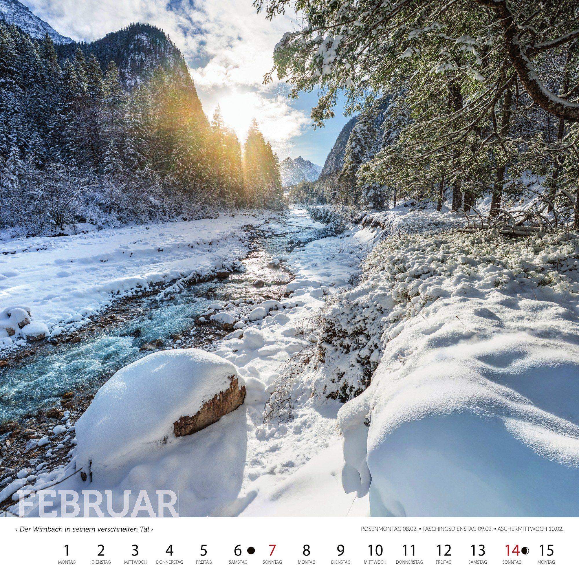 Beispielinhalt (Bild) Berchtesgadener Bergsteigerkalender 2027