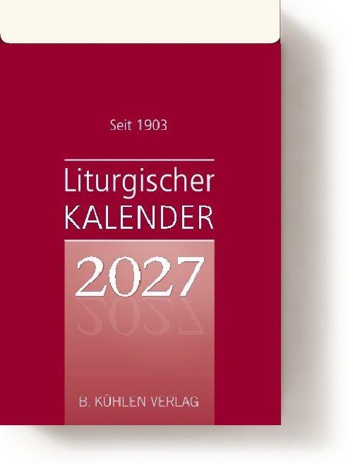 Vorderes Coverbild Liturgischer Kalender 2027 Großdruckausgabe