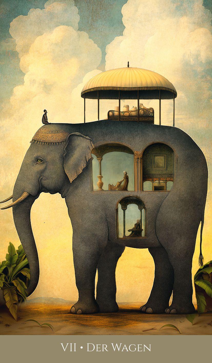 Beispielinhalt (Bild) Christephania Tarot - 78 farbige Karten und ein 176-seitiges Booklet mit Deutungen und Legungen