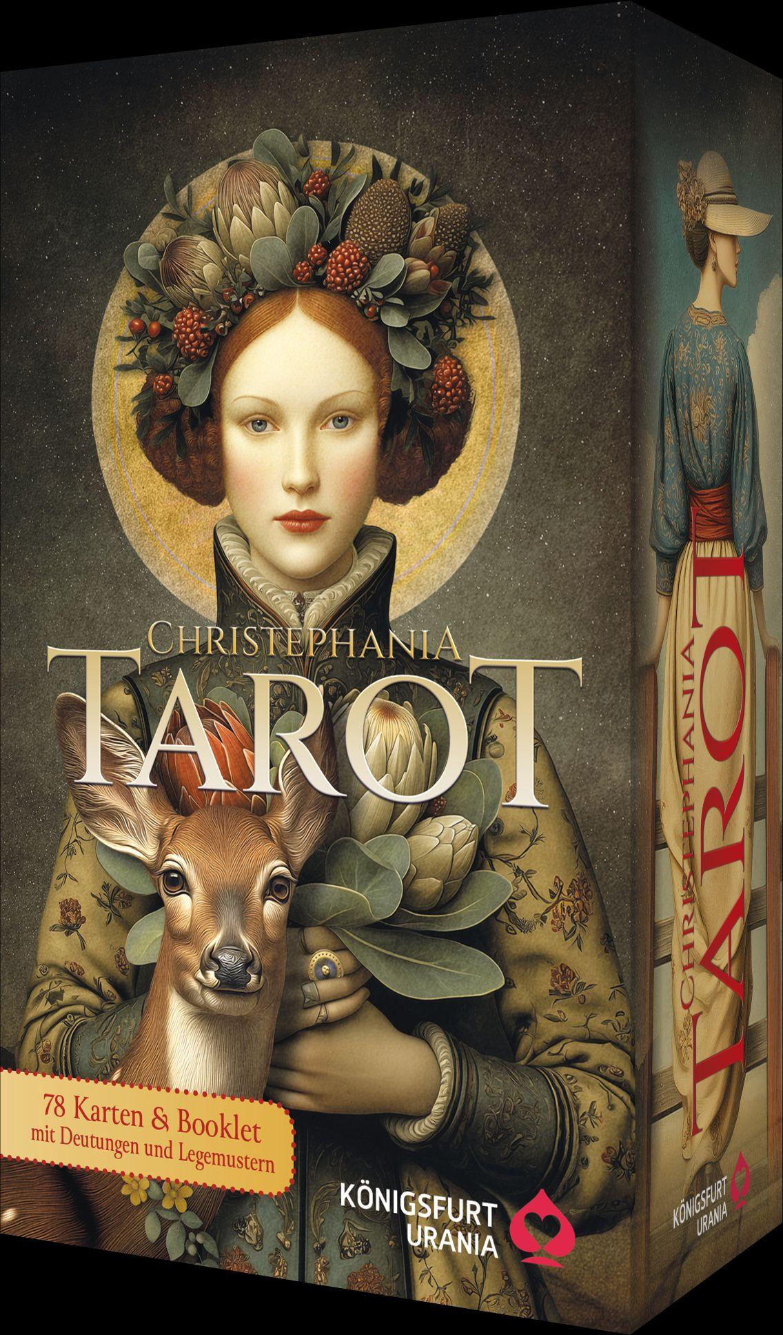 Vorderes Coverbild Christephania Tarot - 78 farbige Karten und ein 176-seitiges Booklet mit Deutungen und Legungen