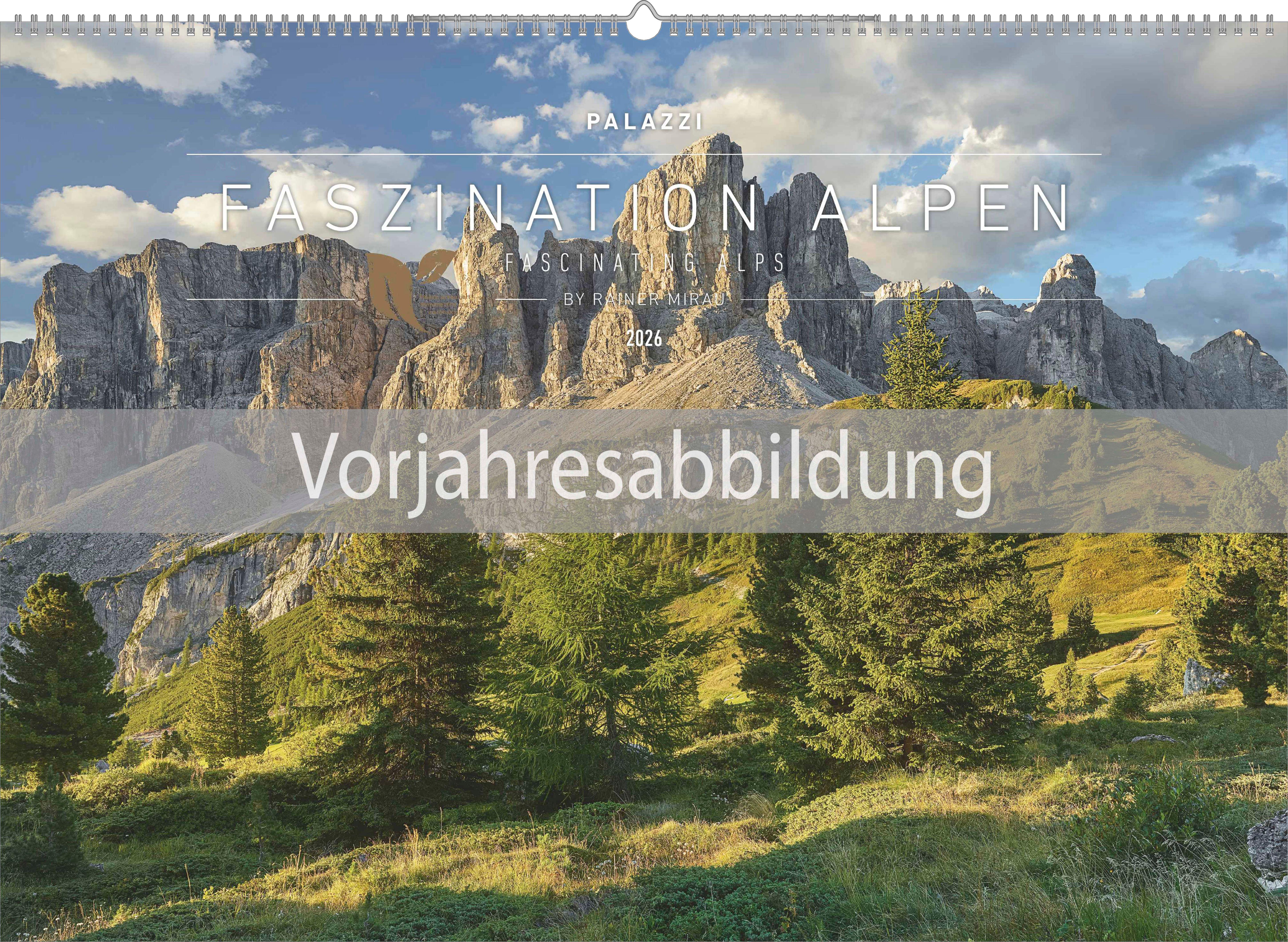 Vorderes Coverbild Faszination Alpen 2027