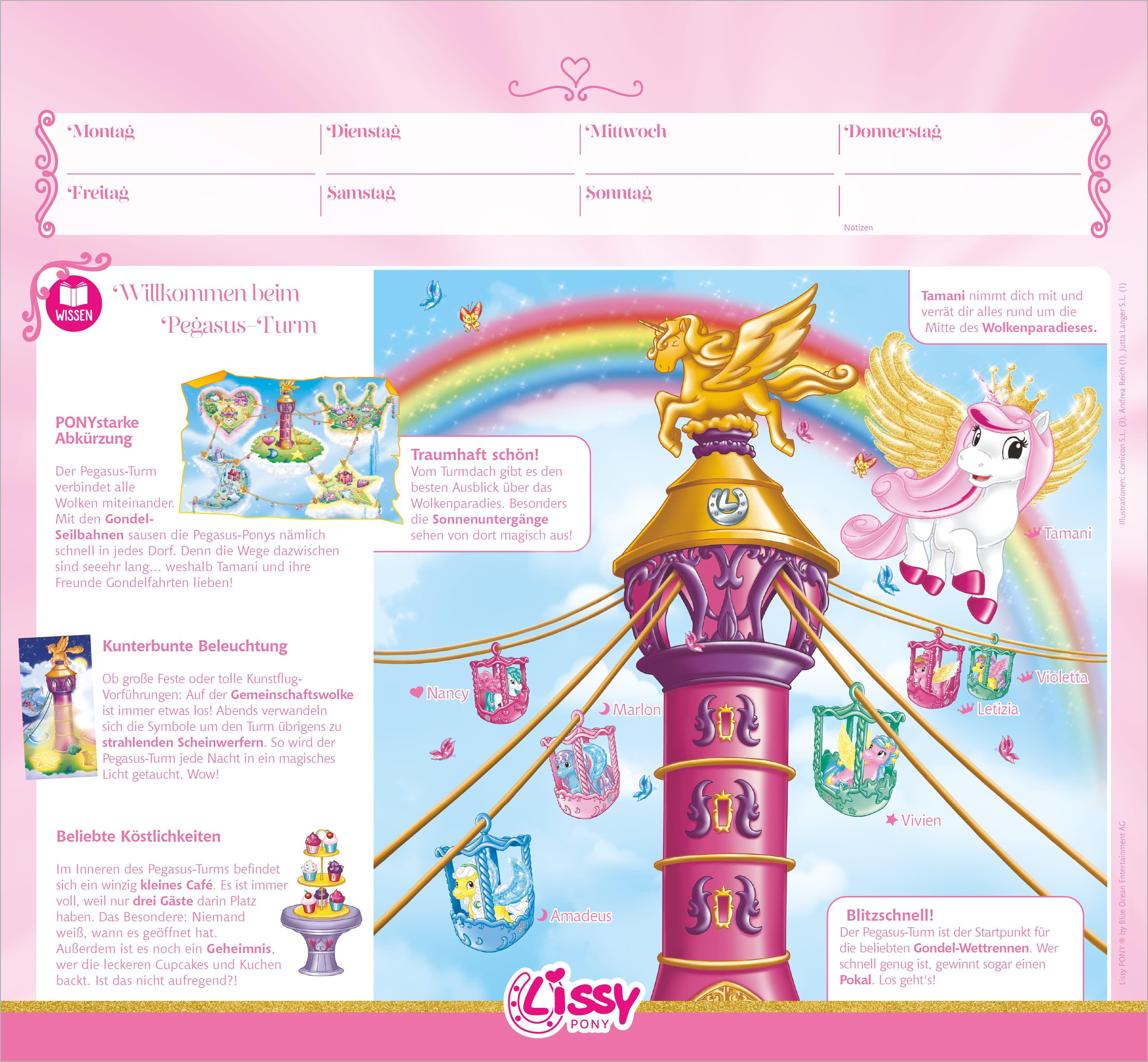 Beispielinhalt (Bild) Lissy PONY Kalender