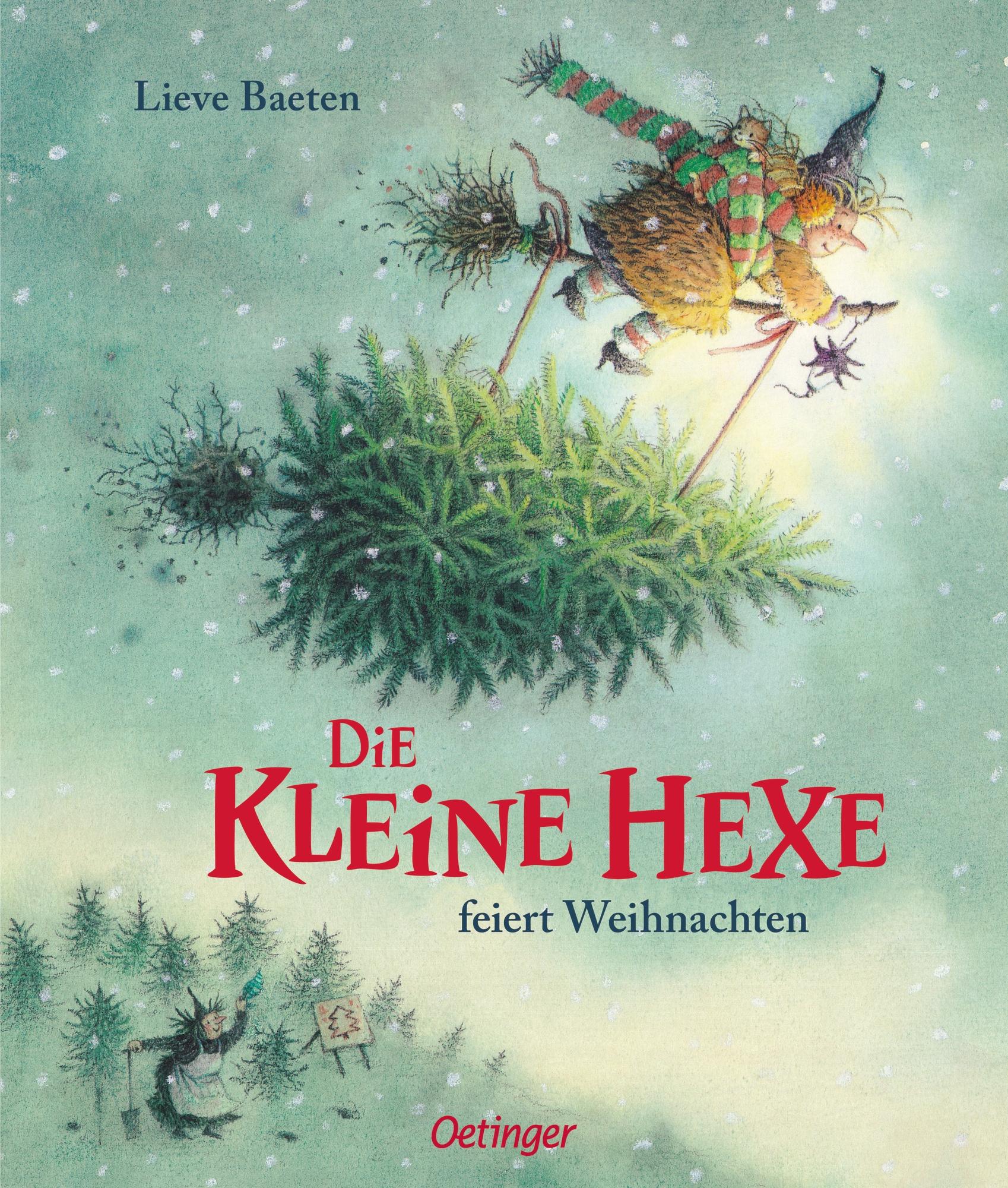 Vorderes Coverbild Die kleine Hexe feiert Weihnachten