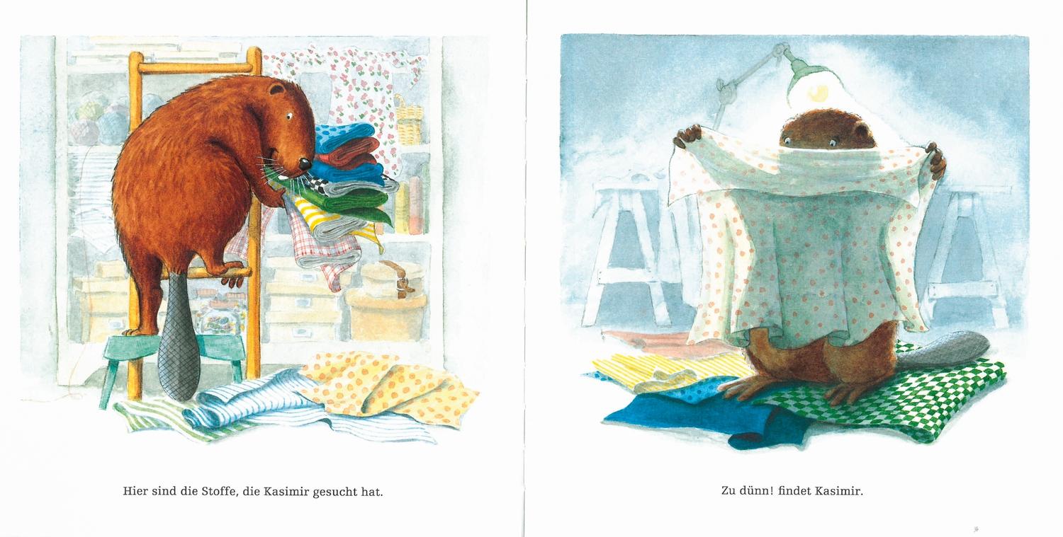 Beispielinhalt (Bild) Kasimir näht