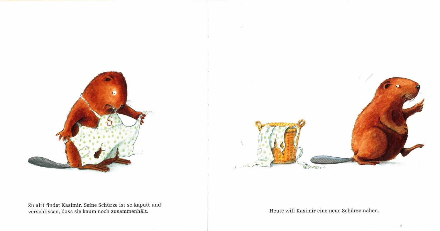 Beispielinhalt (Bild) Kasimir näht