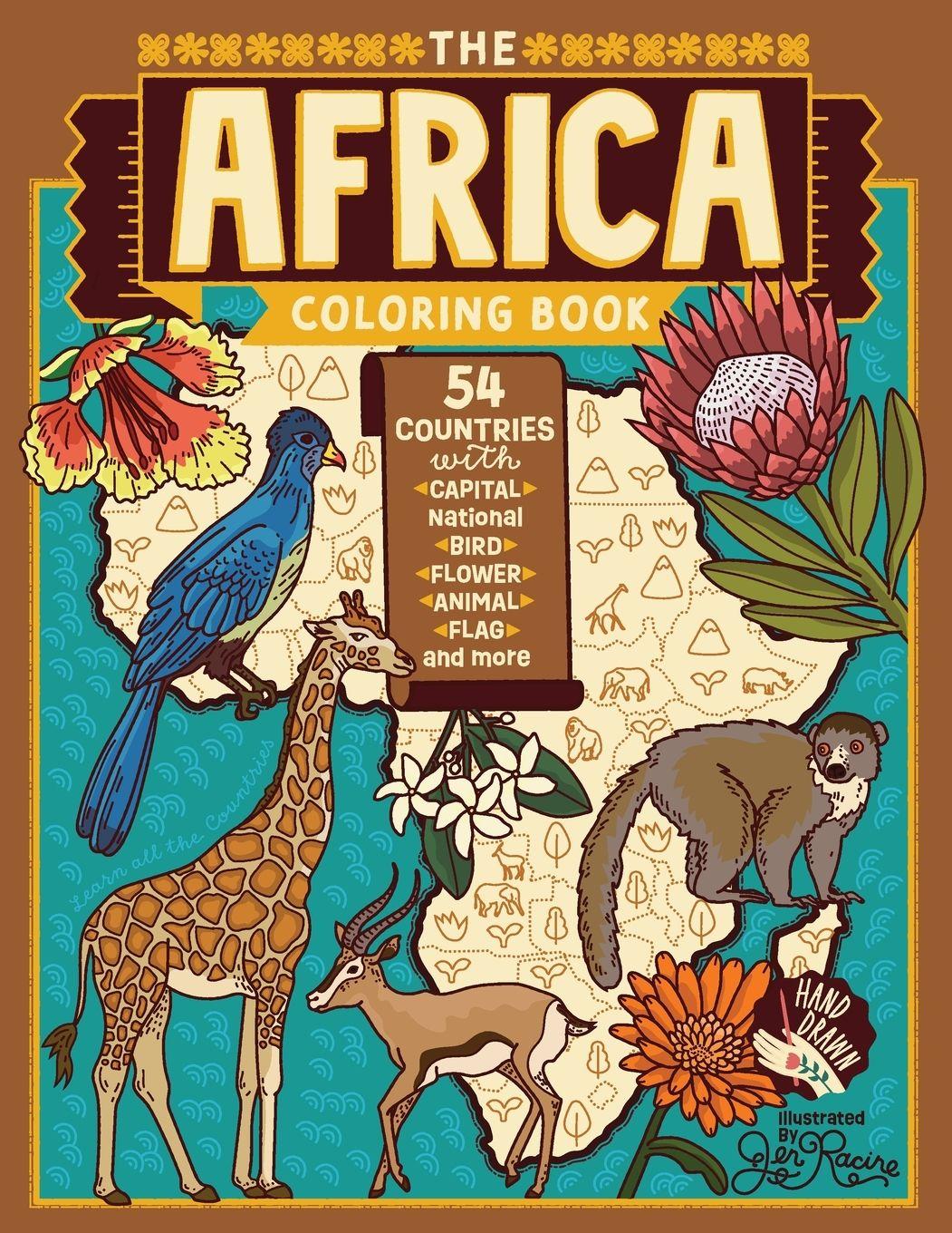 Vorderes Coverbild The Africa Coloring Book
