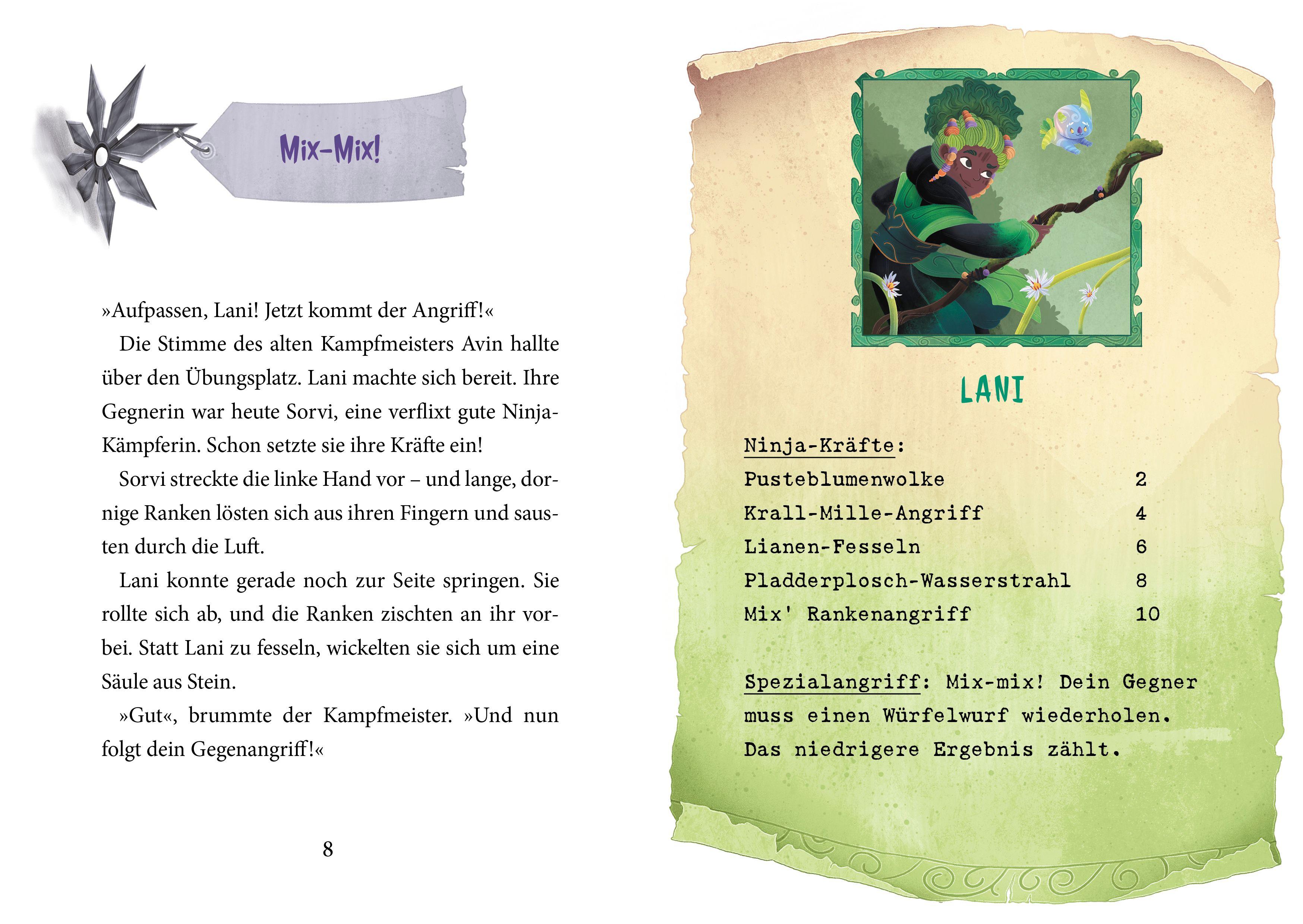 Beispielinhalt (Bild) Ninja School (Ninja School, Bd. 1)