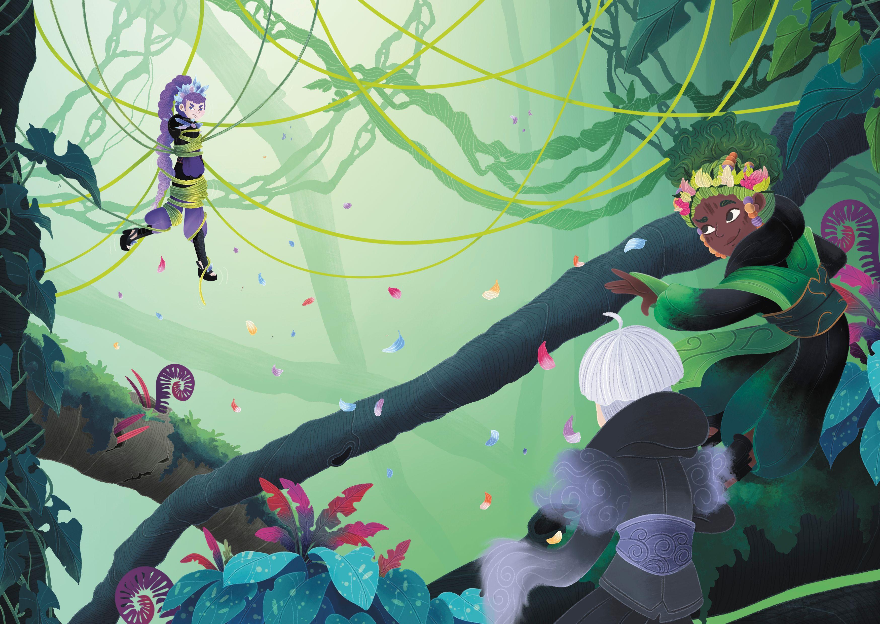 Beispielinhalt (Bild) Ninja School (Ninja School, Bd. 1)