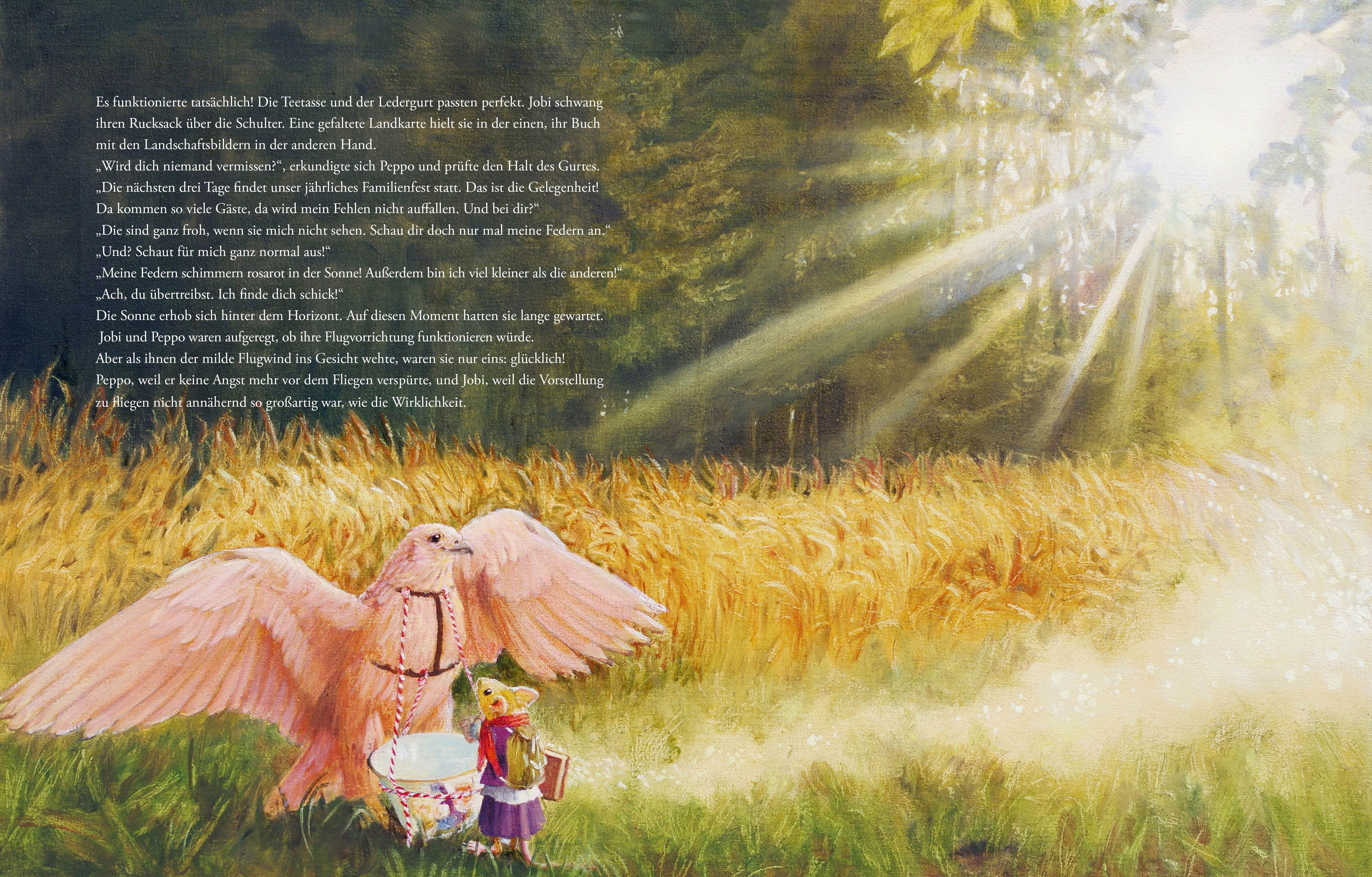 Beispielinhalt (Bild) Die Maus und der Falke