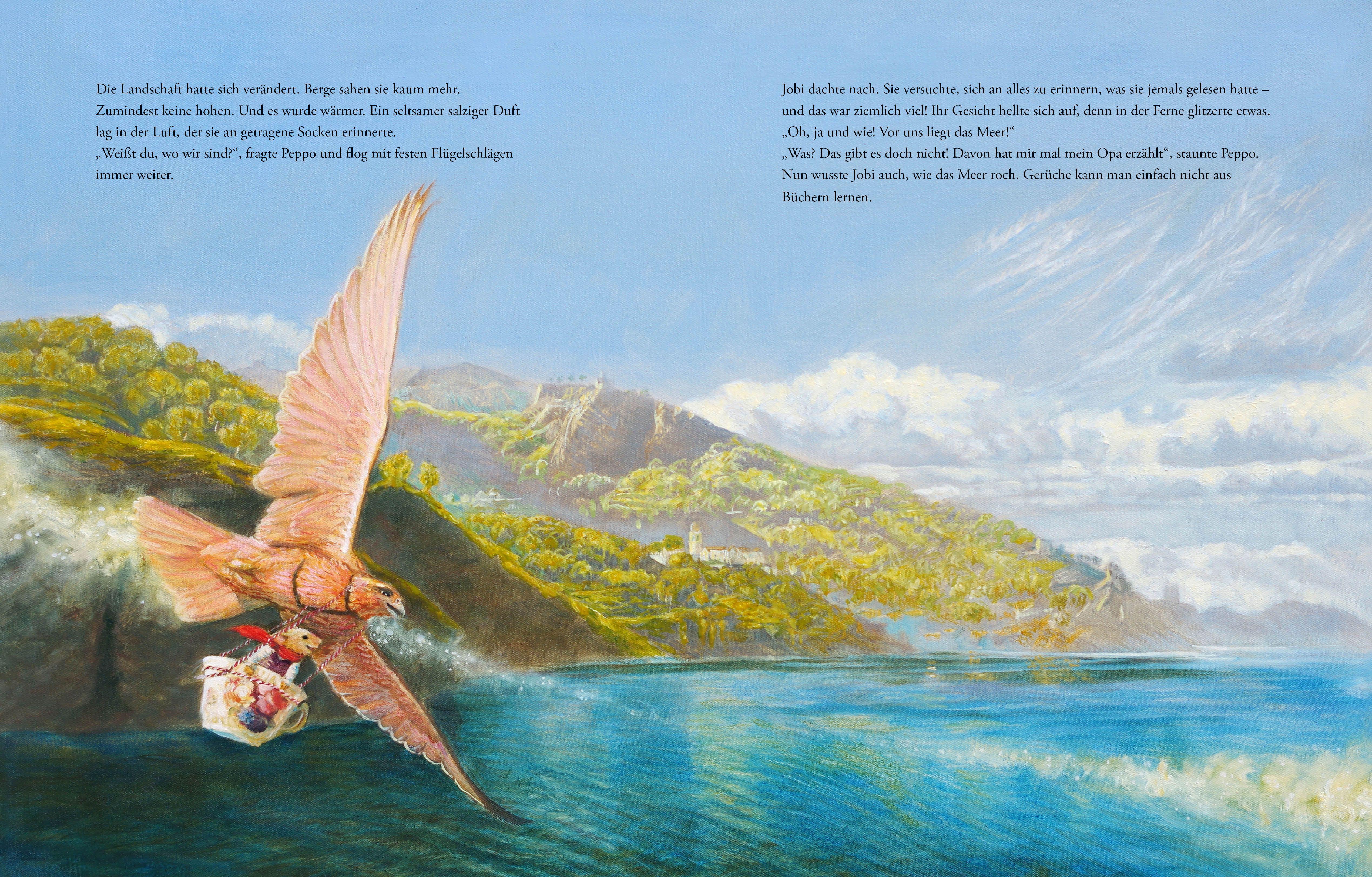 Beispielinhalt (Bild) Die Maus und der Falke