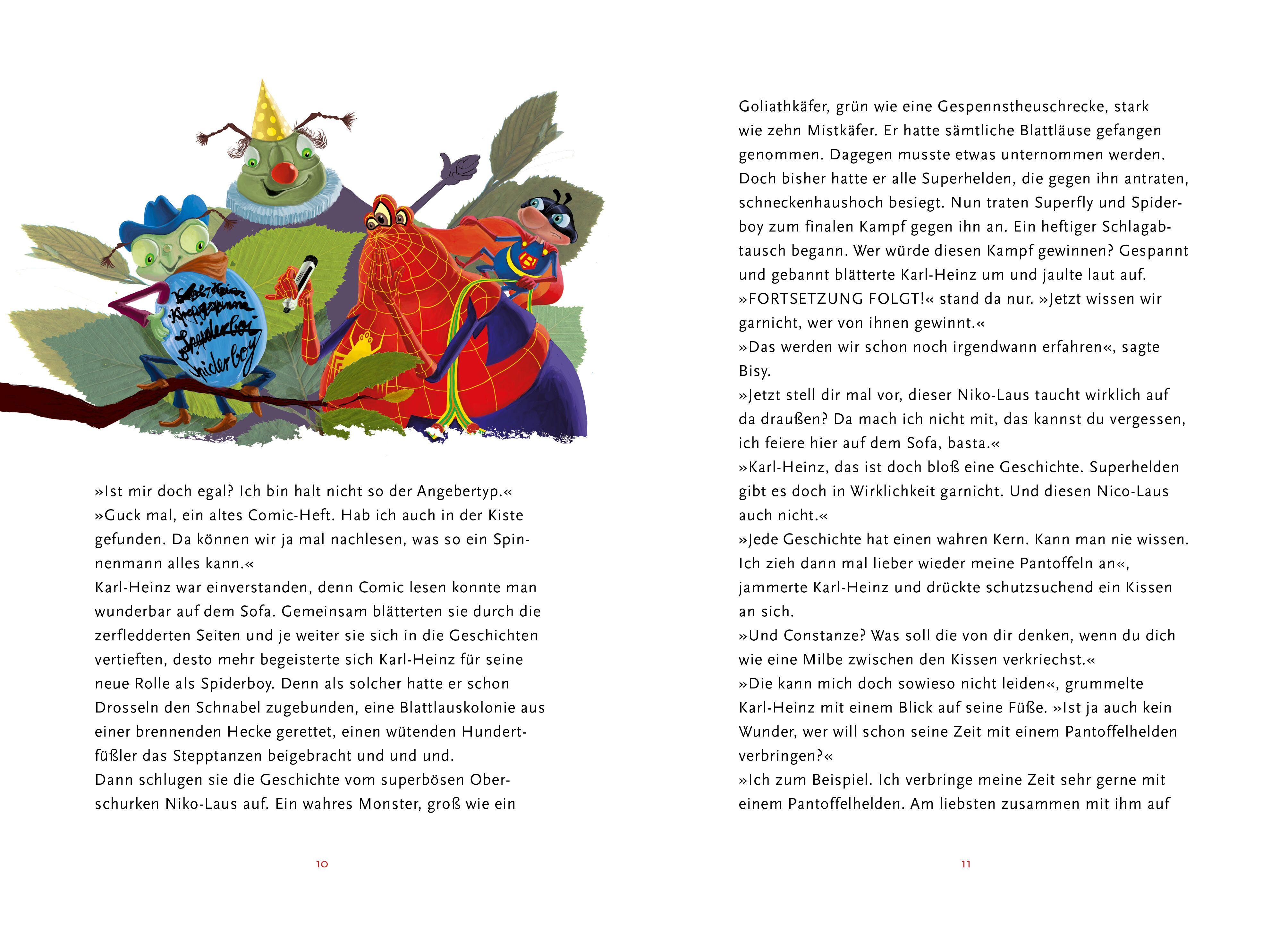 Beispielinhalt (Bild) Wer spinnt, gewinnt!