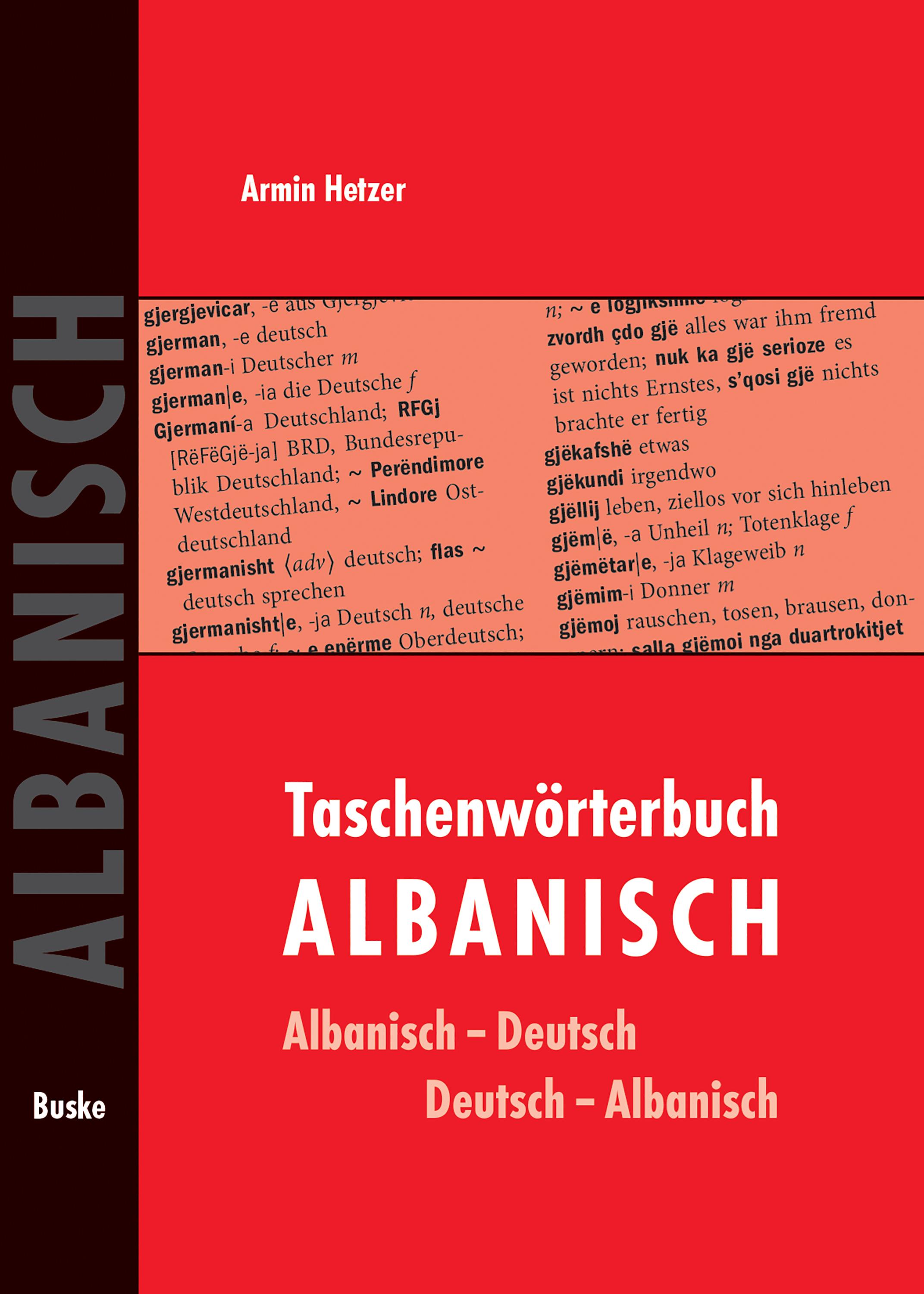 Vorderes Coverbild Taschenwörterbuch Albanisch-Deutsch / Deutsch-Albanisch