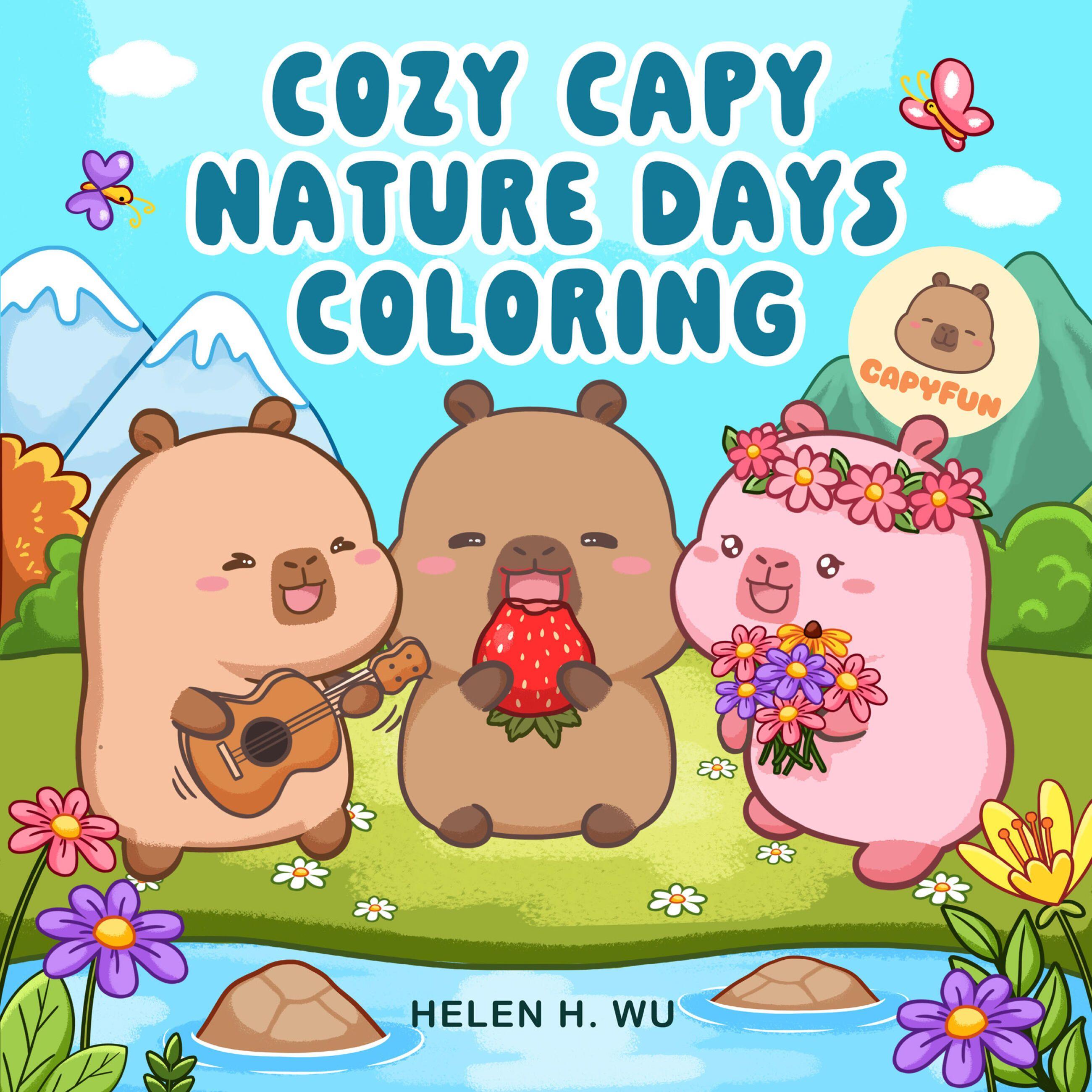 Vorderes Coverbild Cozy Capy Nature Days Coloring
