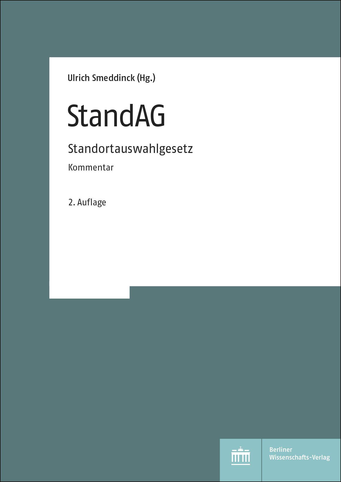 Vorderes Coverbild StandAG