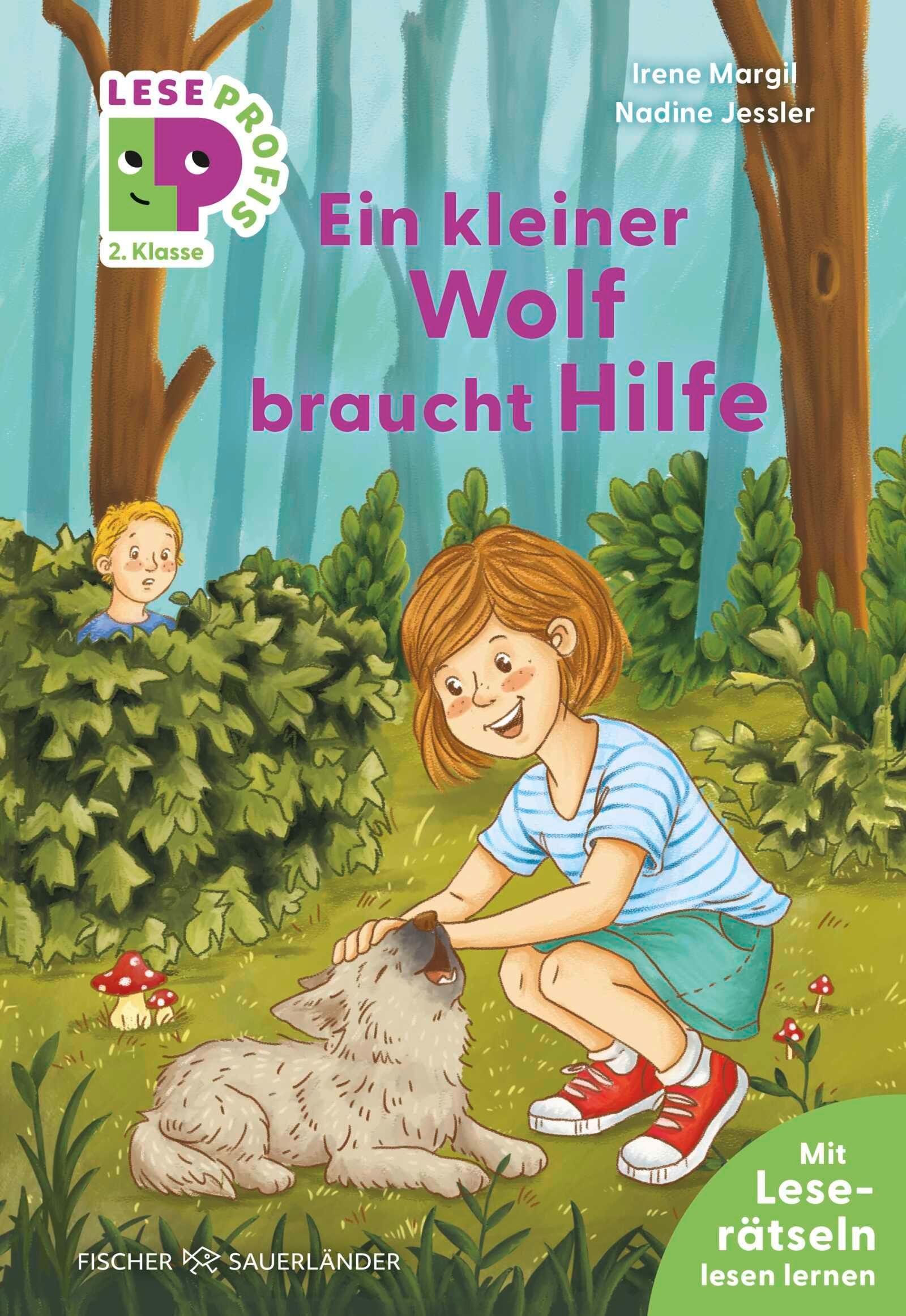 Vorderes Coverbild Leseprofis - Ein kleiner Wolf braucht Hilfe, 2. Klasse