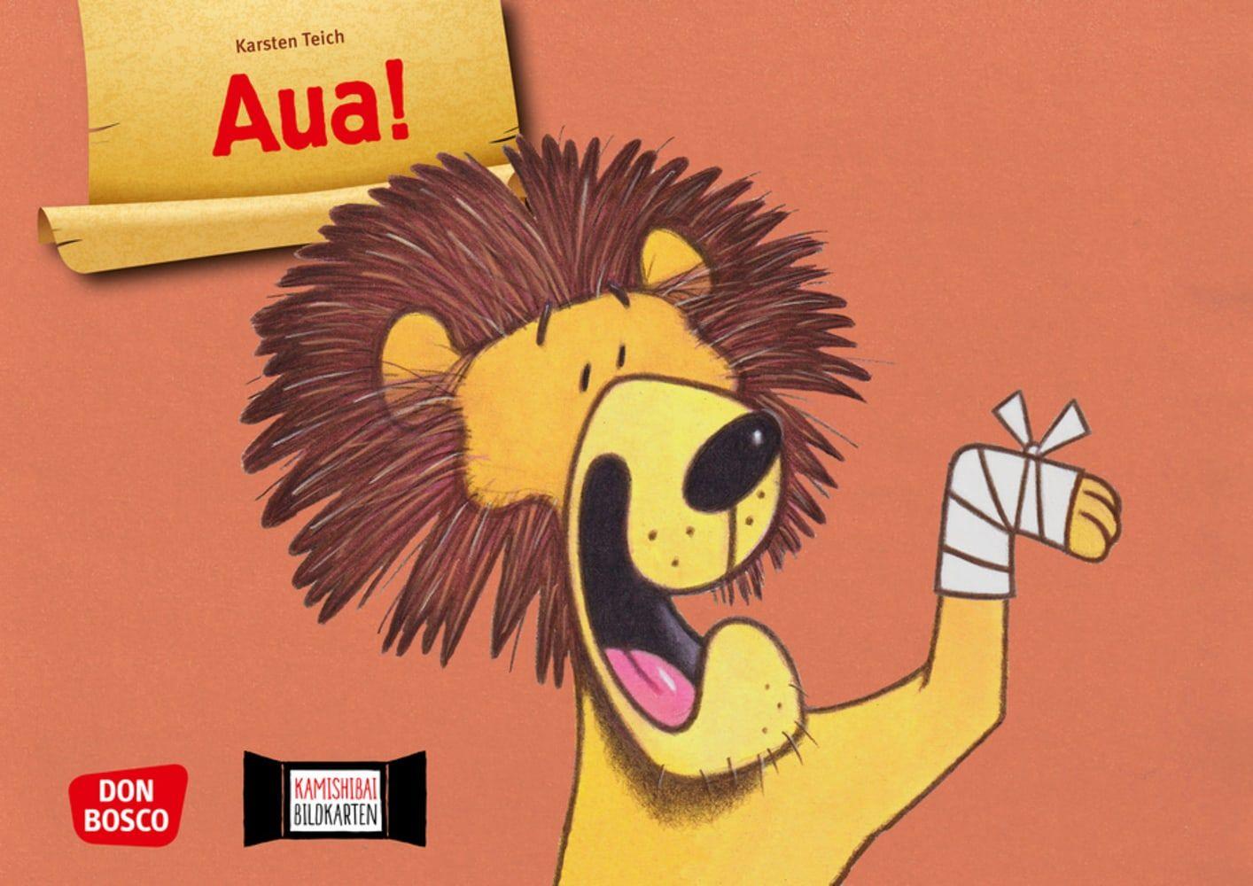 Vorderes Coverbild Aua! Kamishibai Bildkartenset