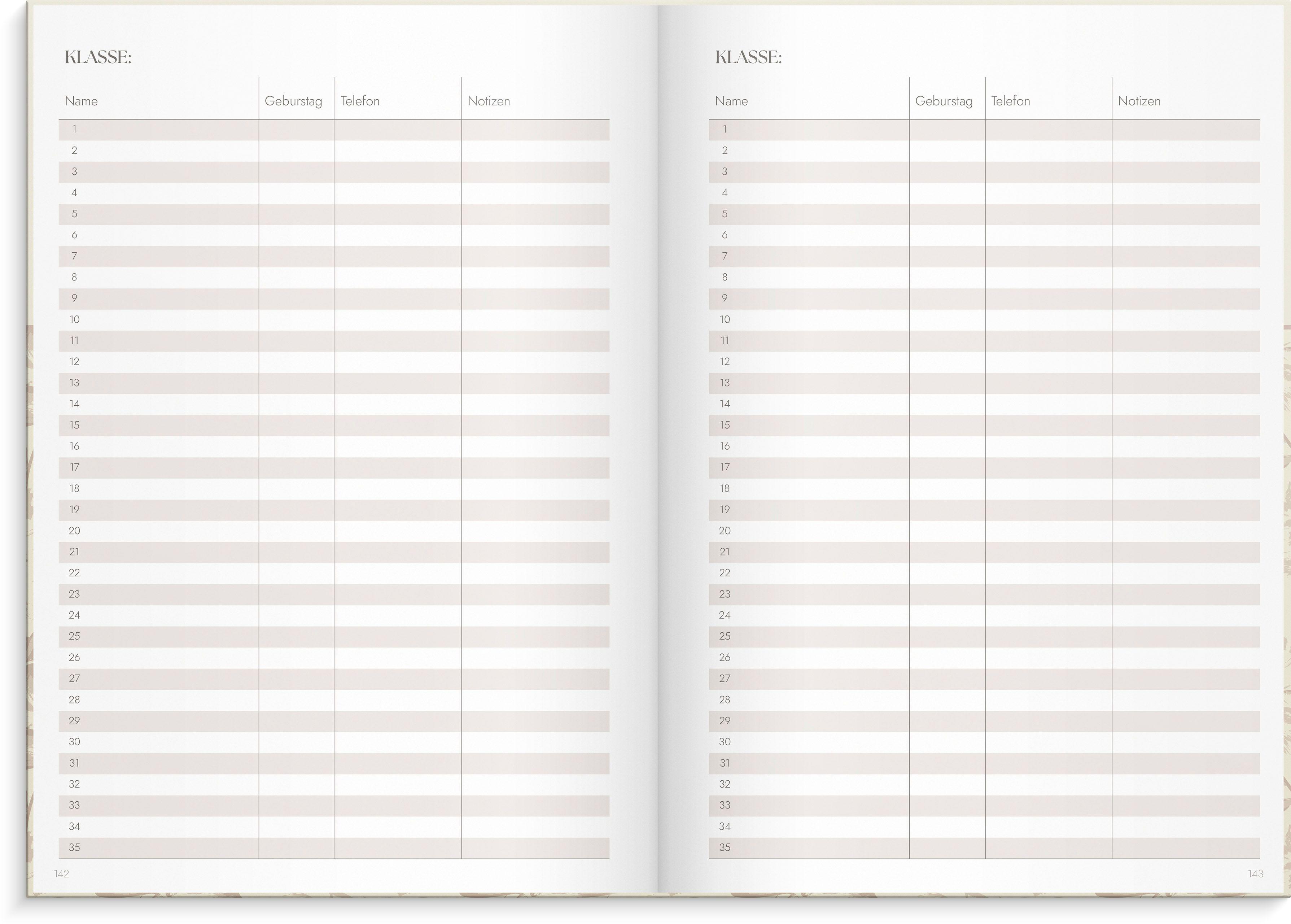 Beispielinhalt (Bild) Lehrerkalender 26/27