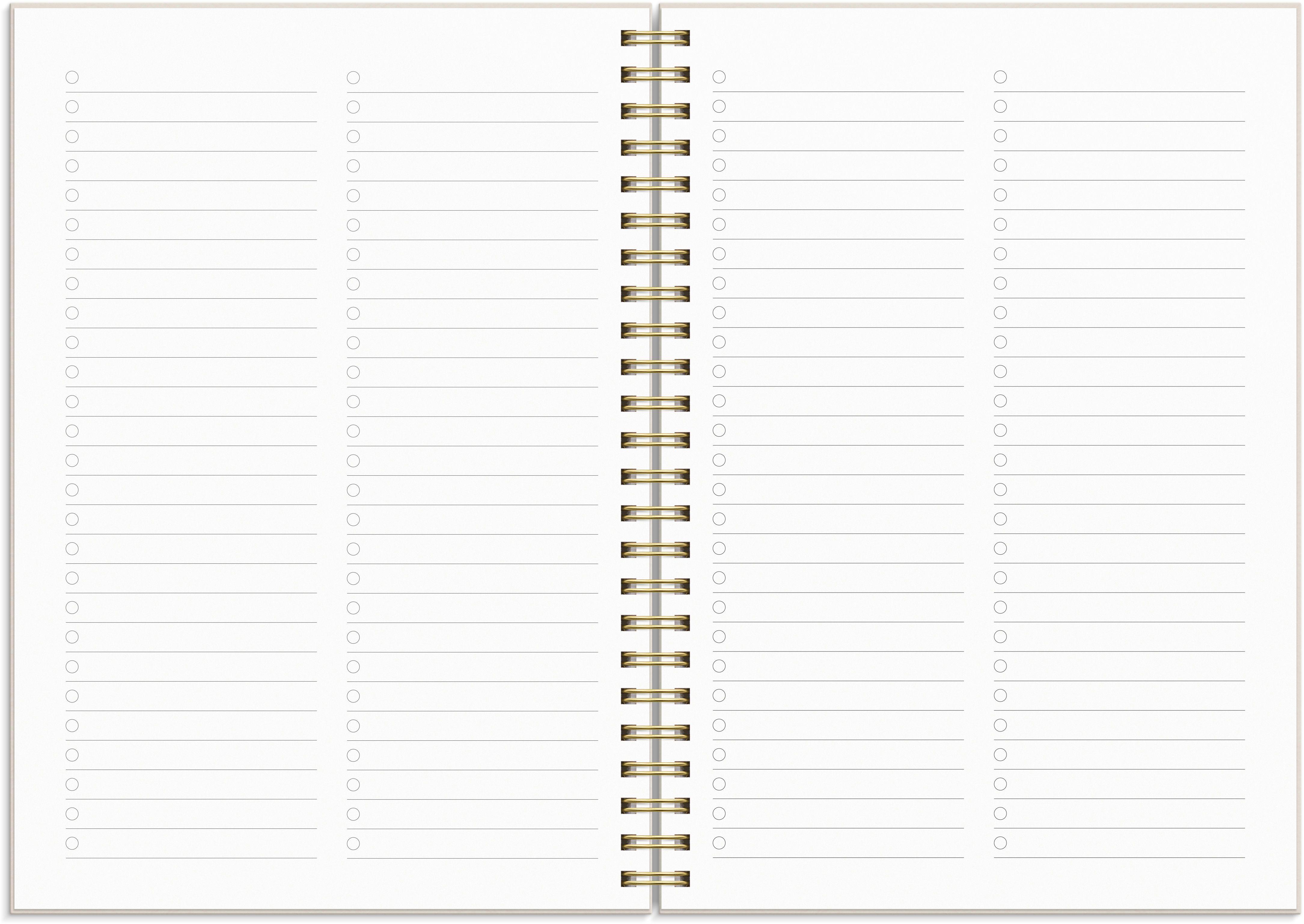 Beispielinhalt (Bild) Kalender 26/27 Senator A5 Story Blumen