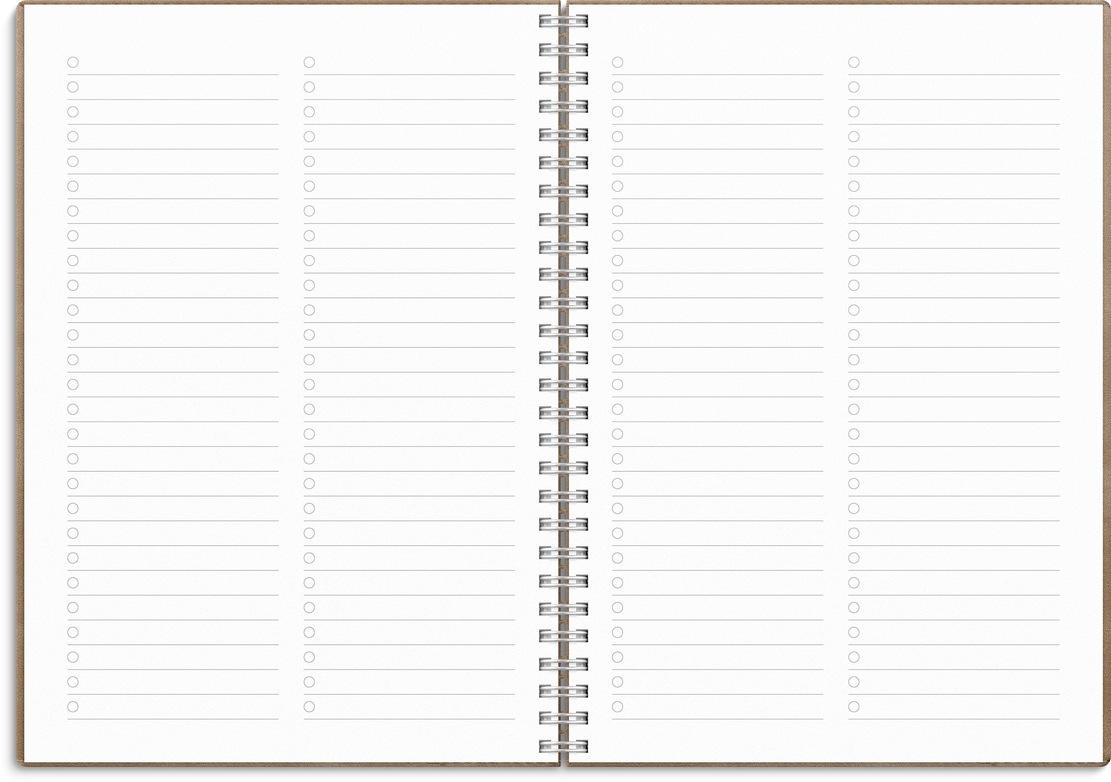 Beispielinhalt (Bild) Kalender 26/27 Senator A5 Twist Braun