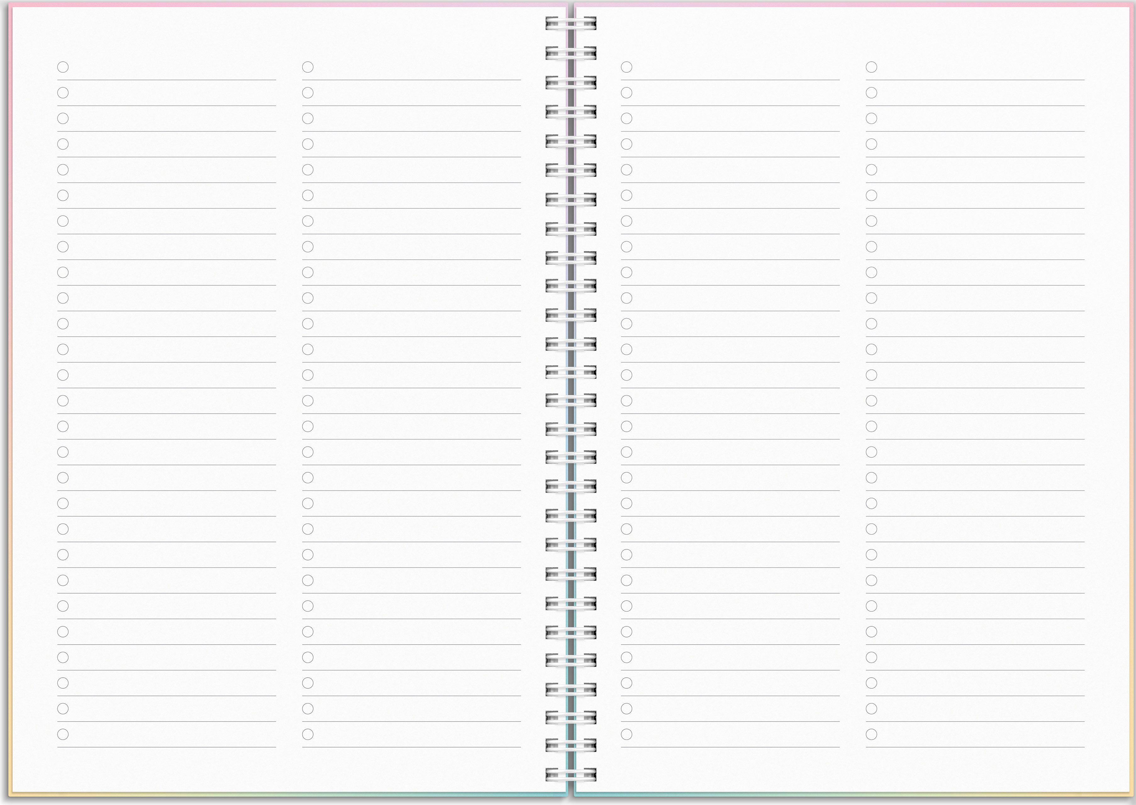 Beispielinhalt (Bild) Kalender 26/27 Senator A5 Regenbogen