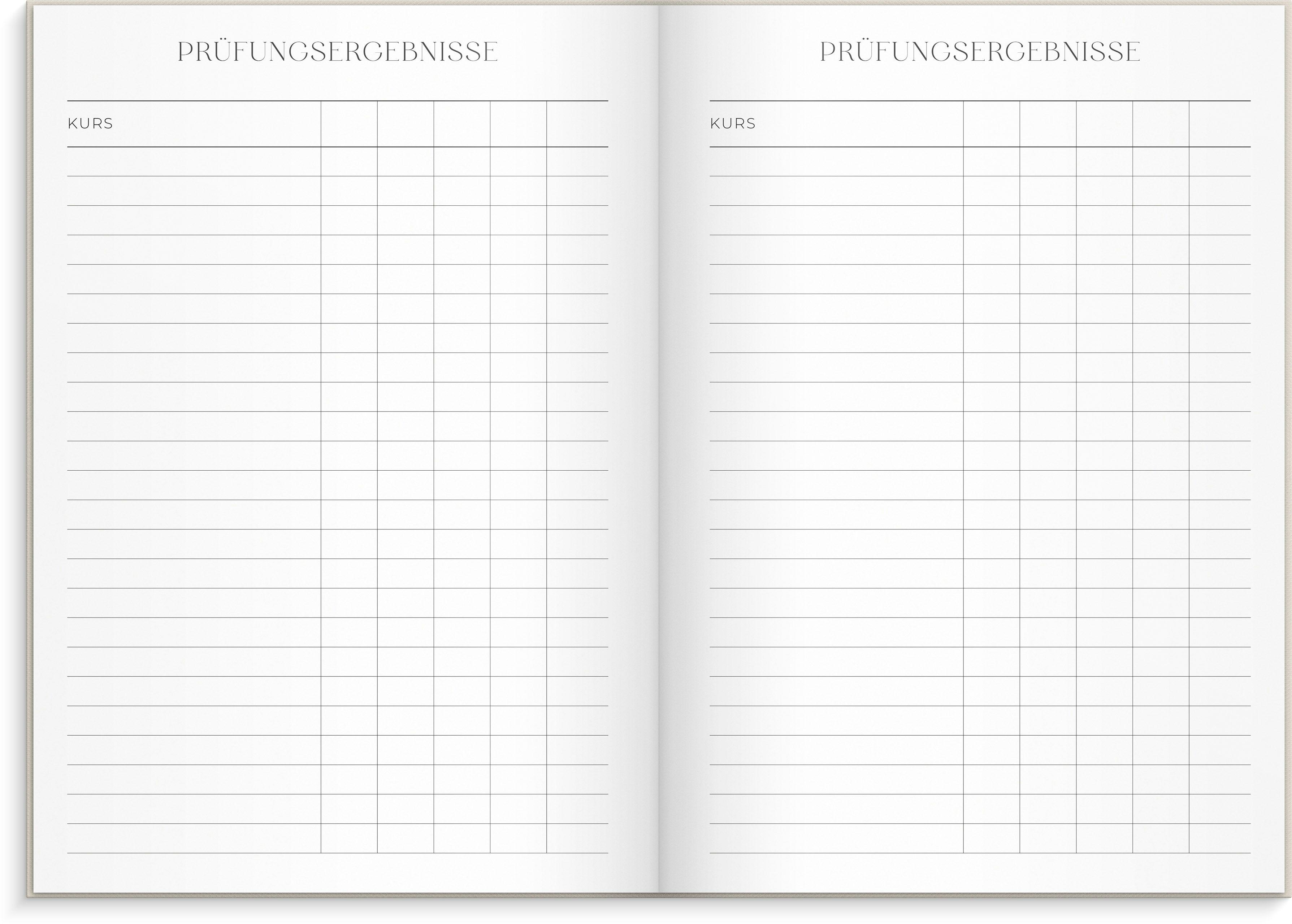Beispielinhalt (Bild) Organizer & Notes A5 Checkered 26/27 17M