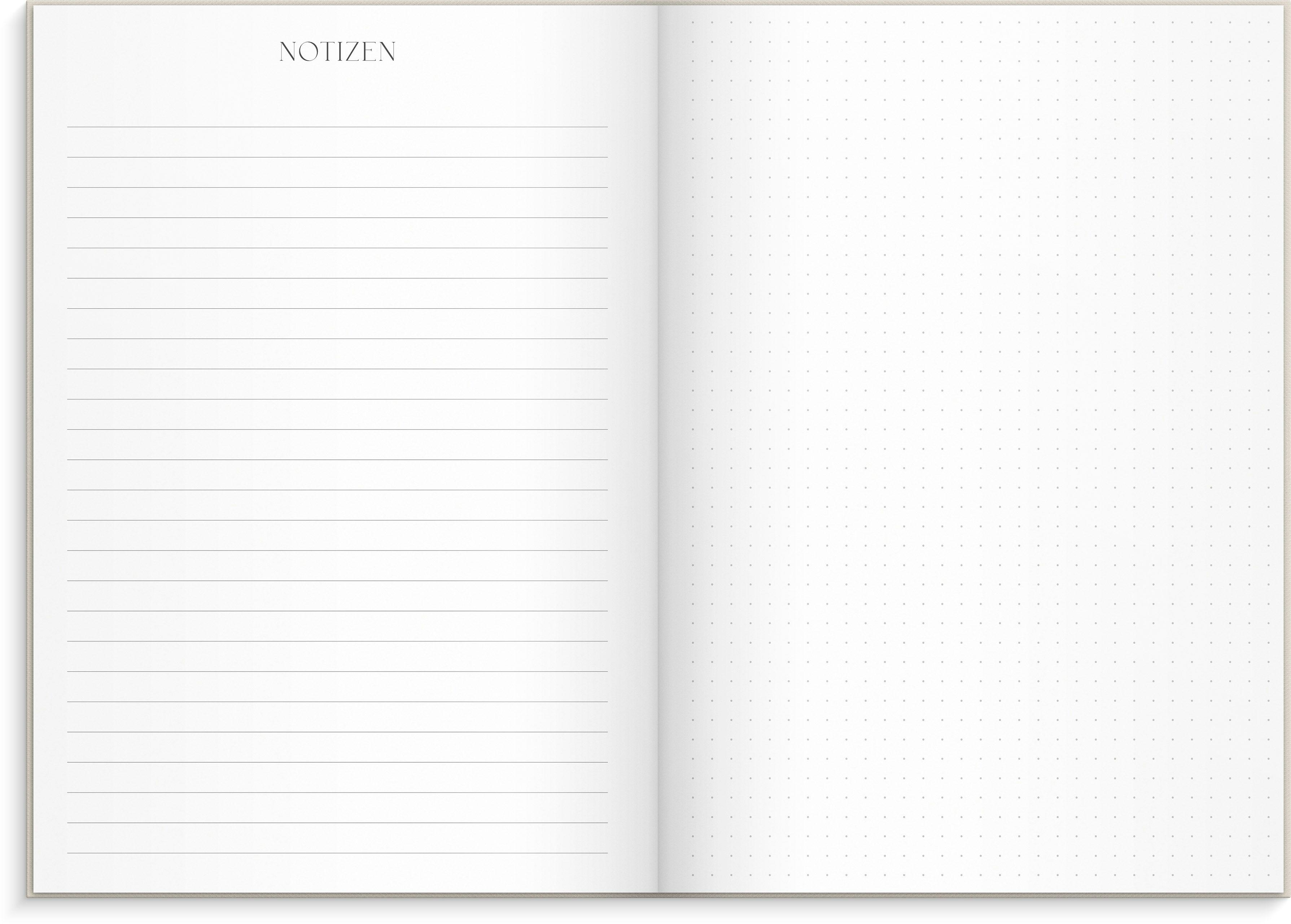 Beispielinhalt (Bild) Organizer & Notes A5 Checkered 26/27 17M