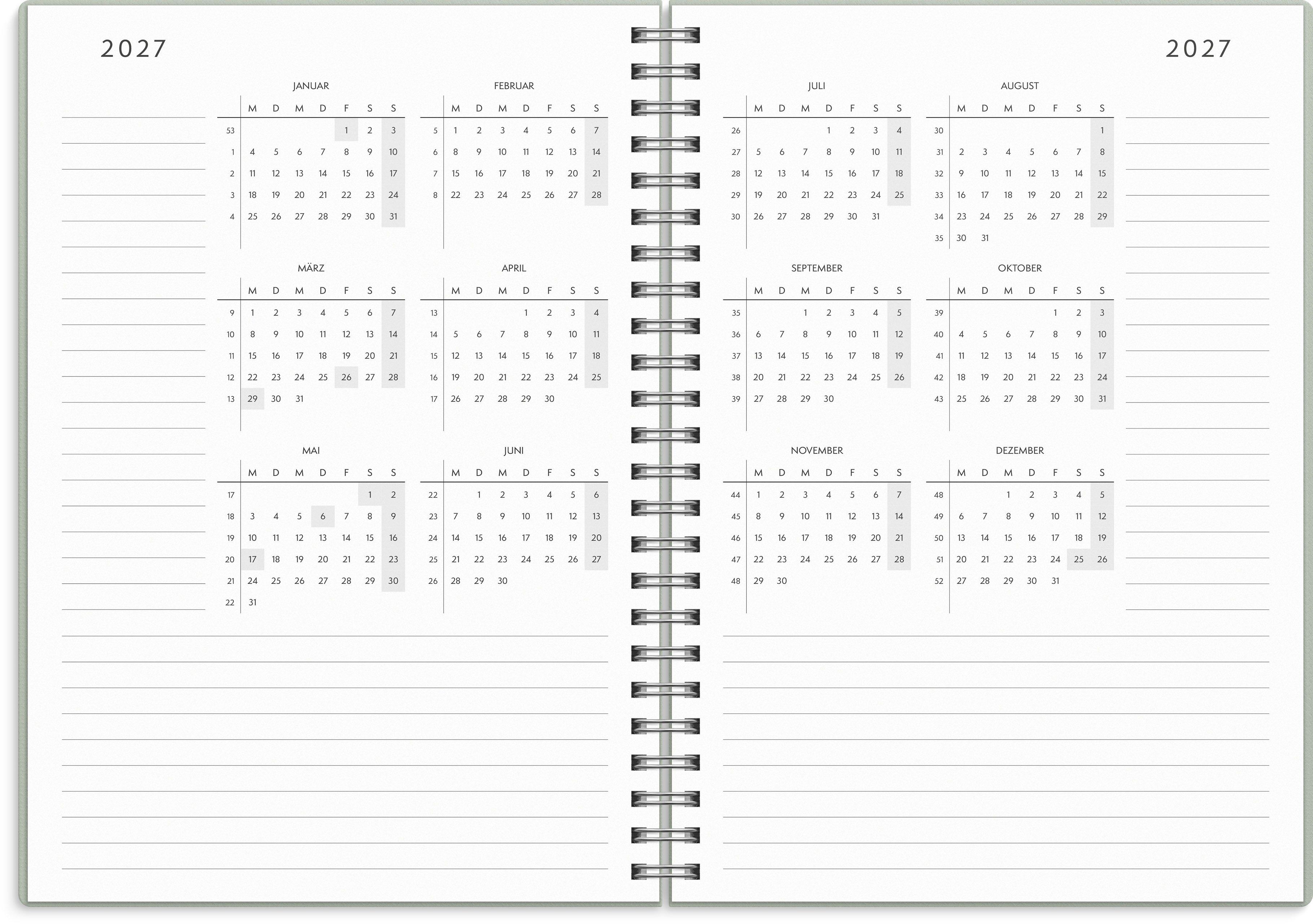 Beispielinhalt (Bild) Kalender Plan more 26/27