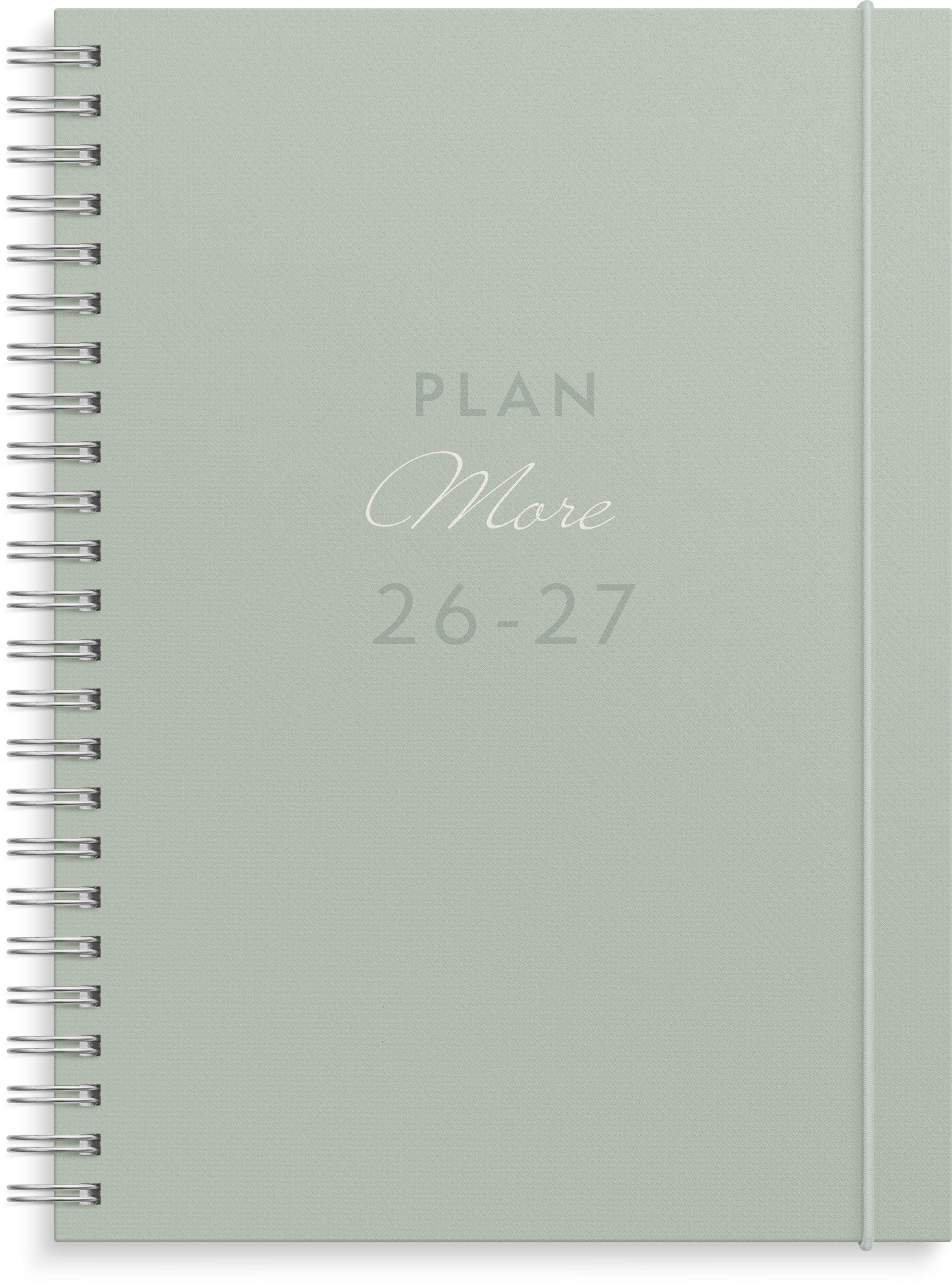 Vorderes Coverbild Kalender Plan more 26/27