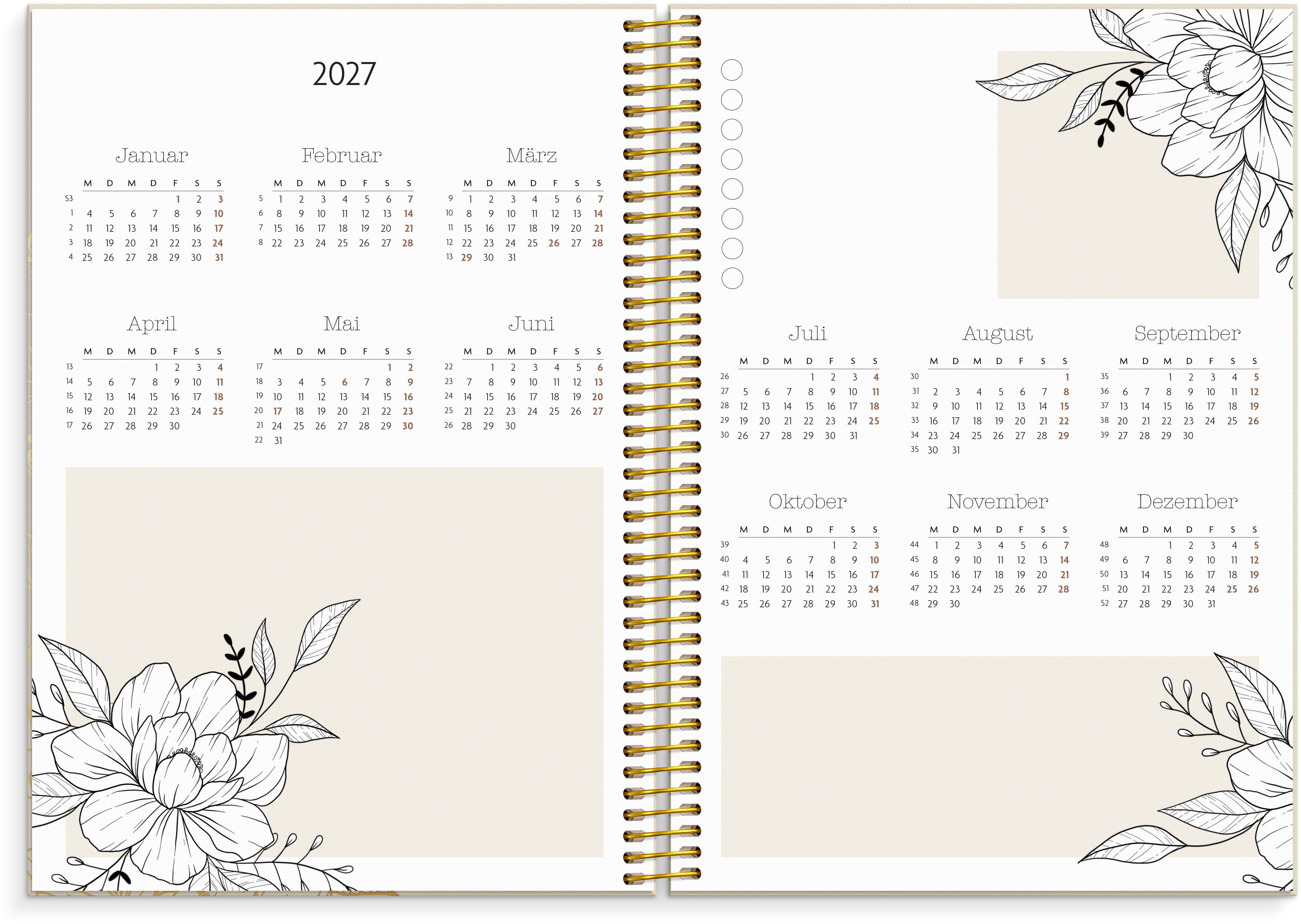 Beispielinhalt (Bild) Lehrerplaner 26/27 Schwarz