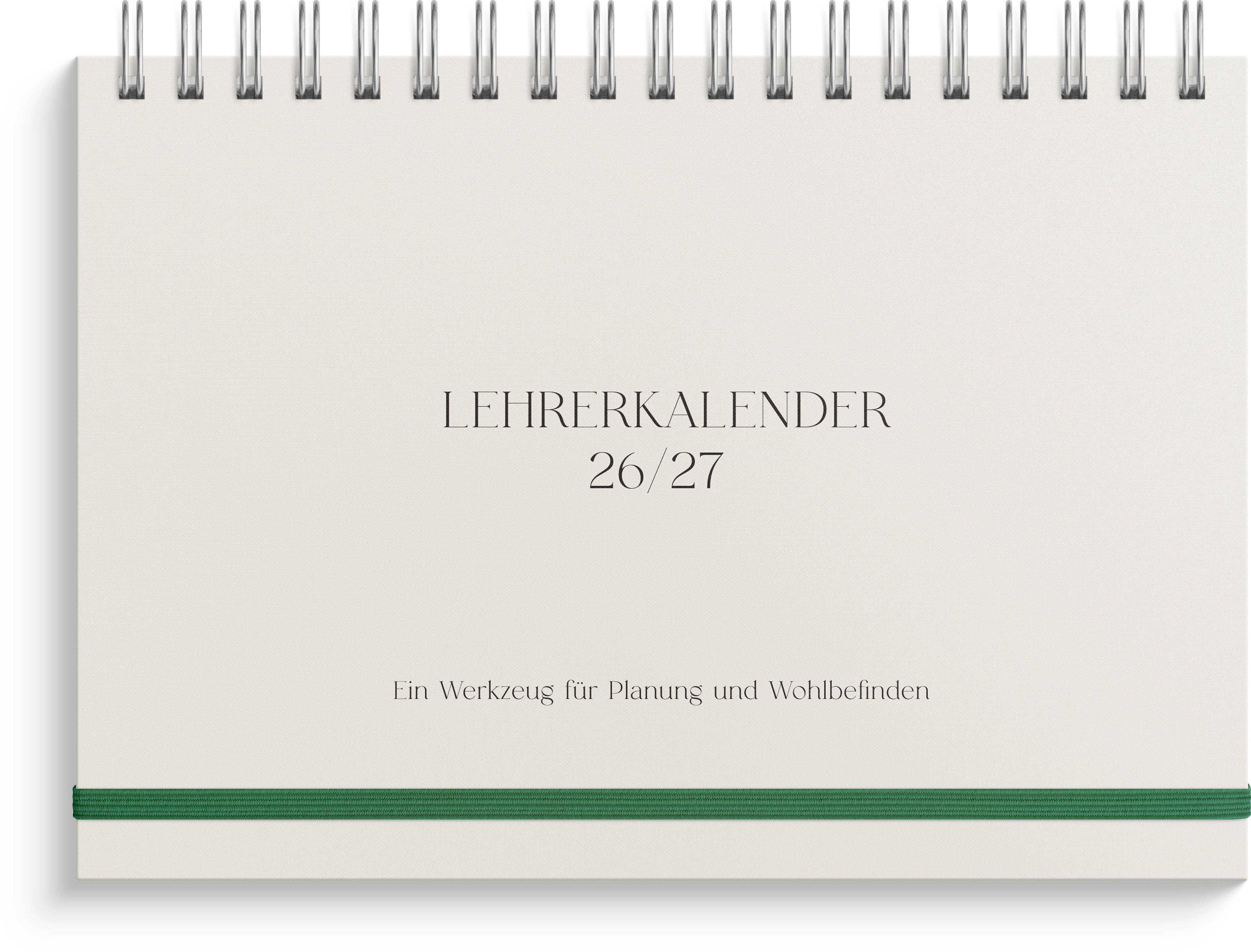 Vorderes Coverbild Student Planner A5 26/27  Beige