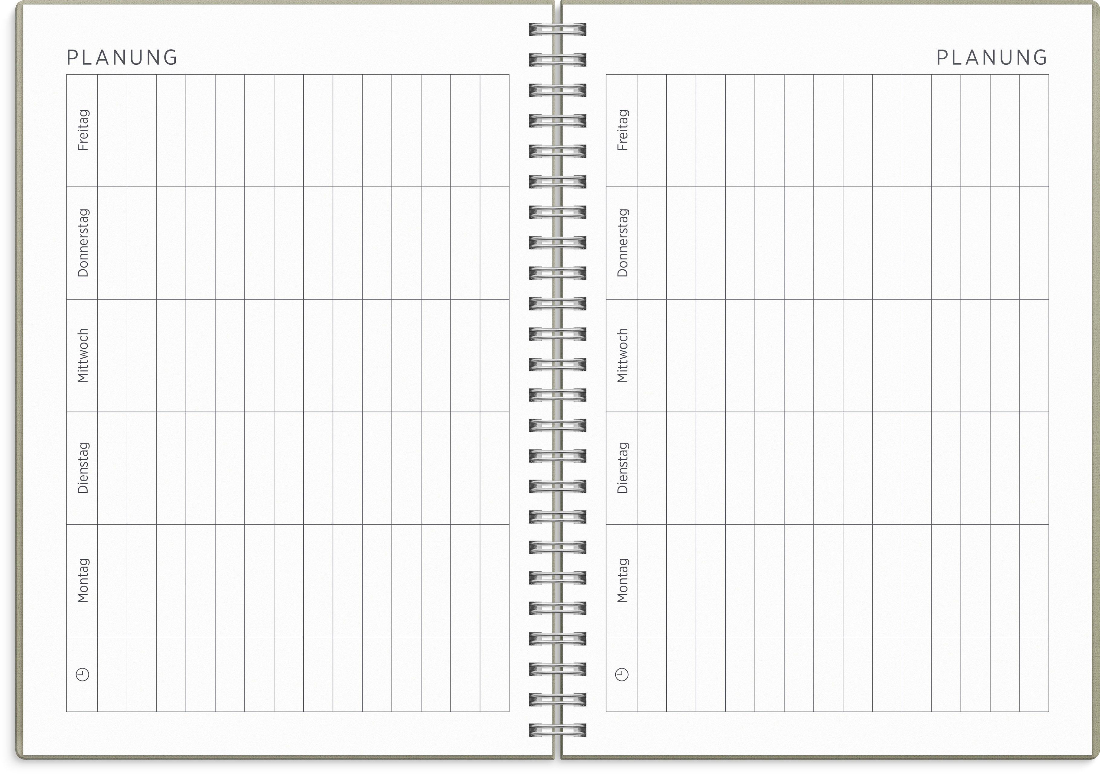 Beispielinhalt (Bild) Kalender 26/27 Senator A5 Story Blatt