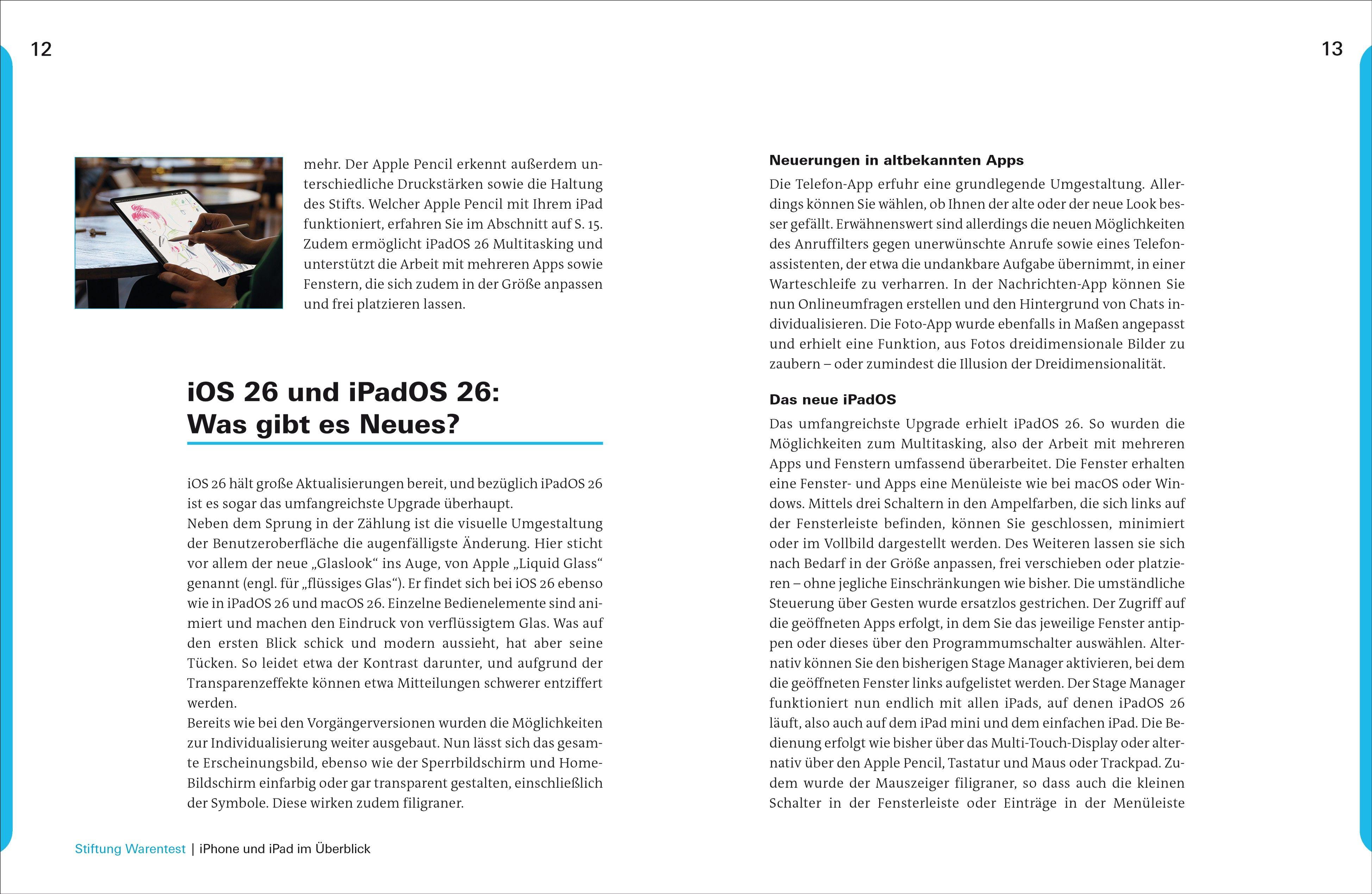 Beispielinhalt (Bild) iPhone und iPad