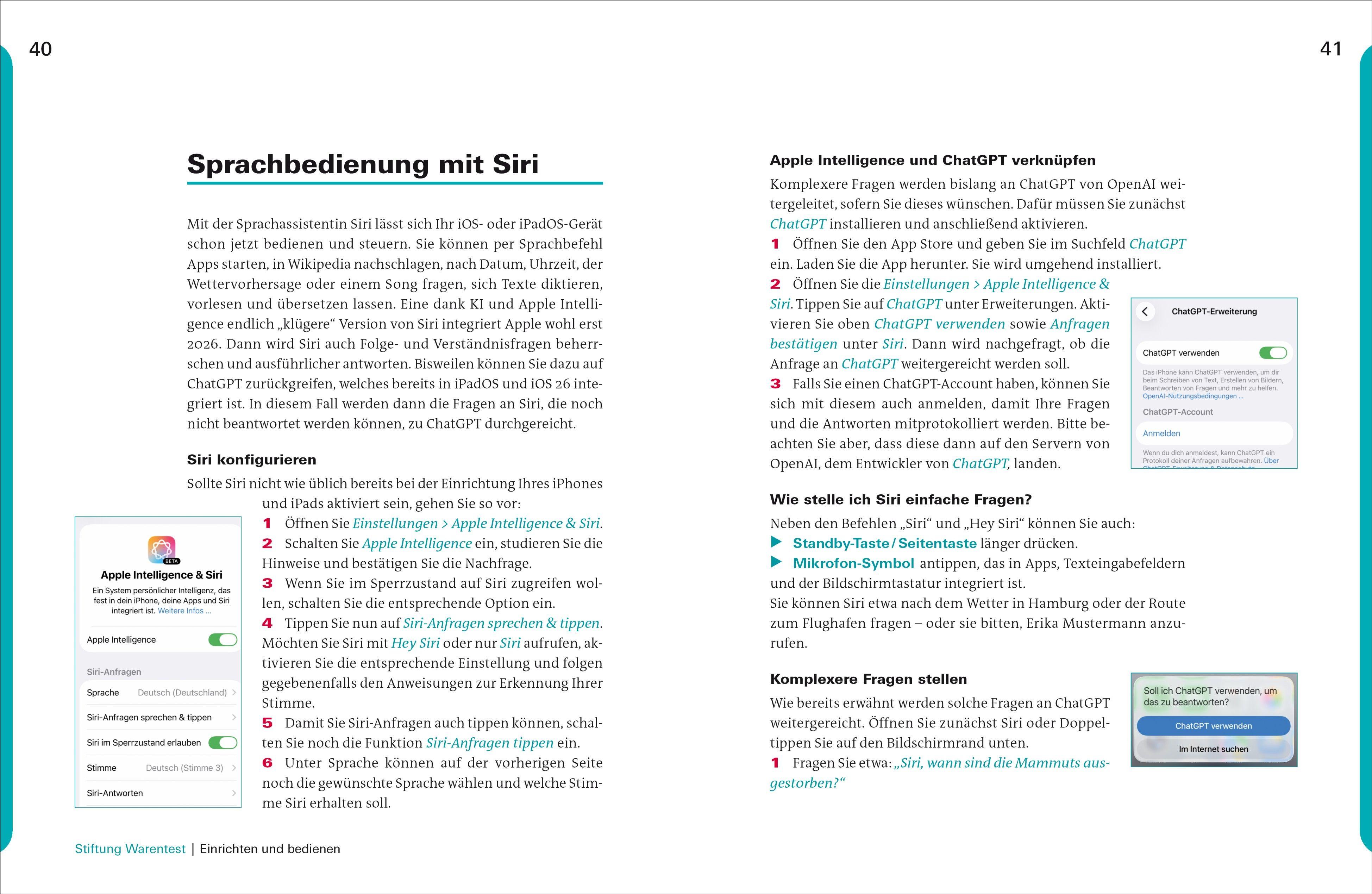 Beispielinhalt (Bild) iPhone und iPad