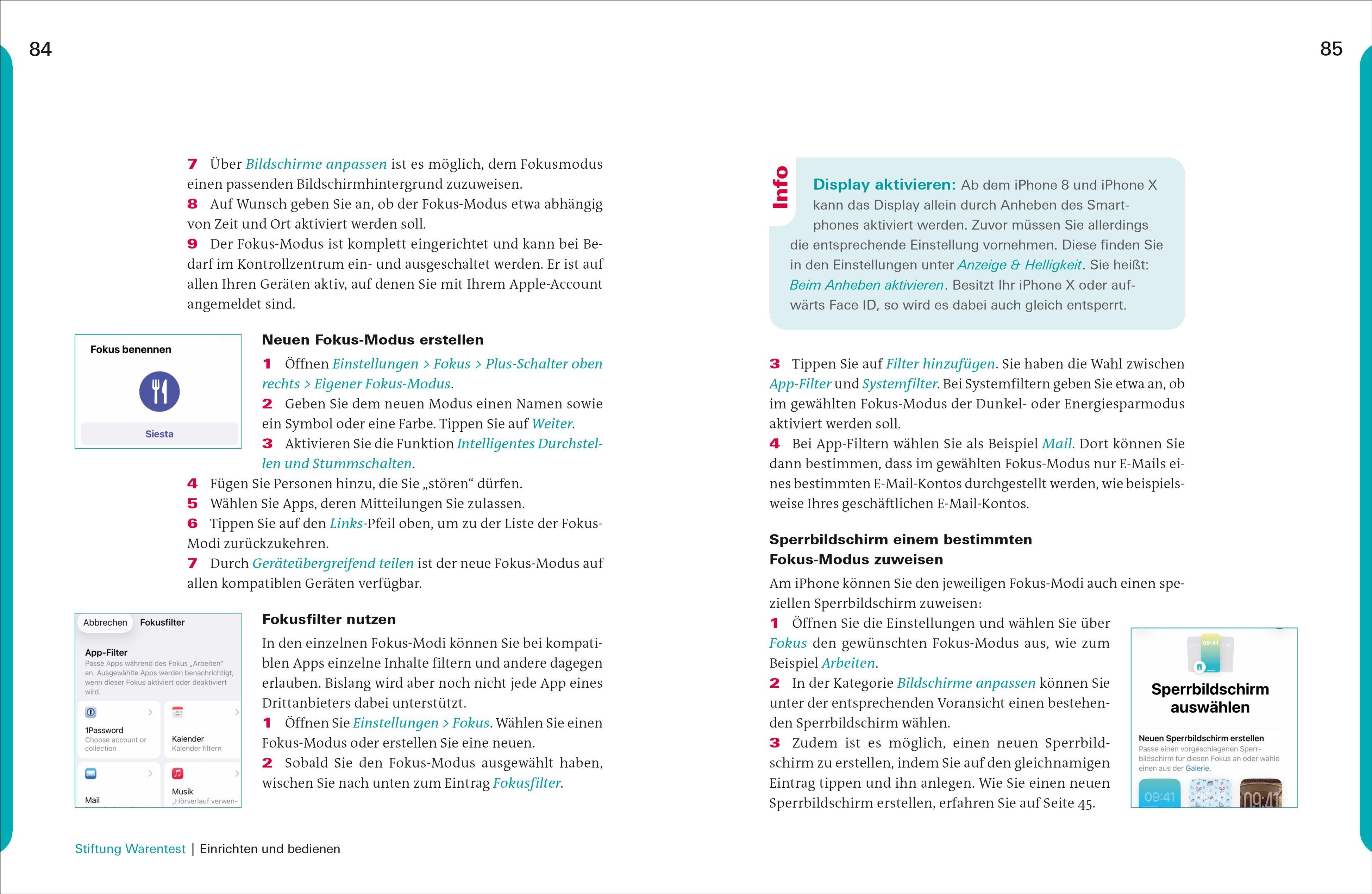 Beispielinhalt (Bild) iPhone und iPad