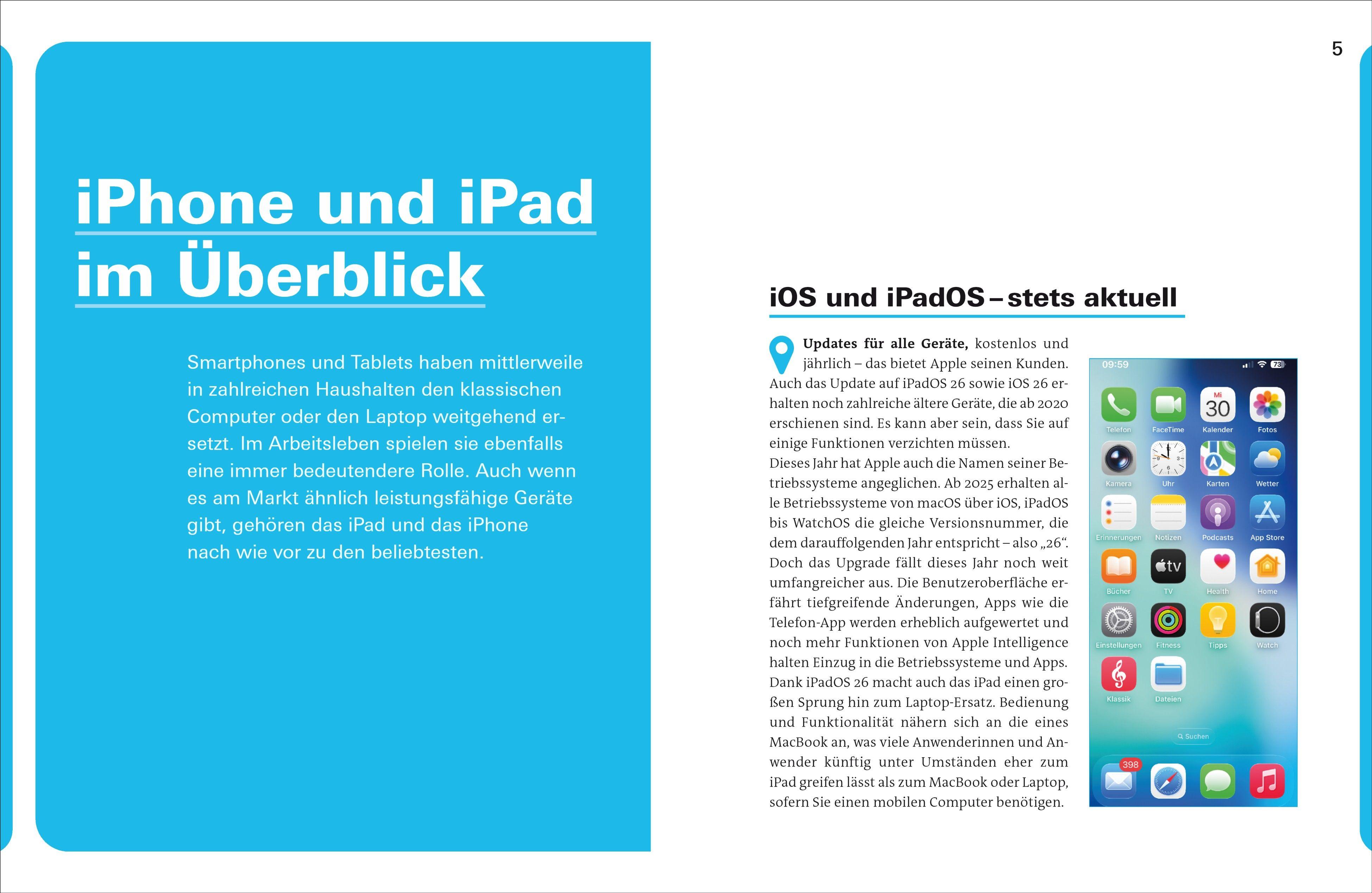 Beispielinhalt (Bild) iPhone und iPad