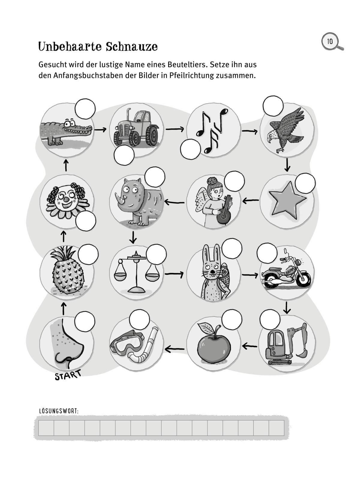 Beispielinhalt (Bild) Dein genialer Rätselblock