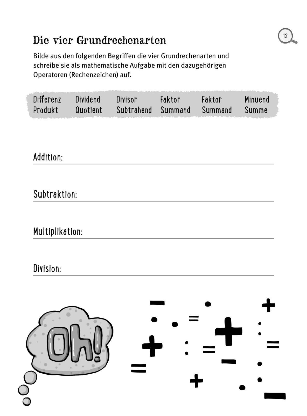 Beispielinhalt (Bild) Dein genialer Rätselblock