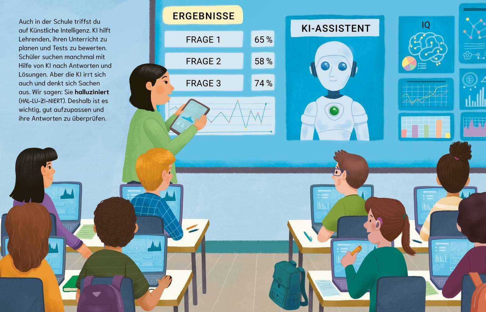 Beispielinhalt (Bild) Wie wird KI die Welt verändern? (Gute Frage! 6)