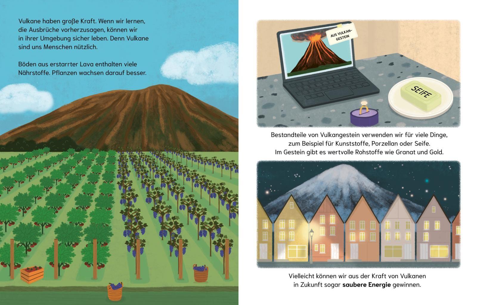 Beispielinhalt (Bild) Können Vulkane den Mond blau färben? (Gute Frage! 5)