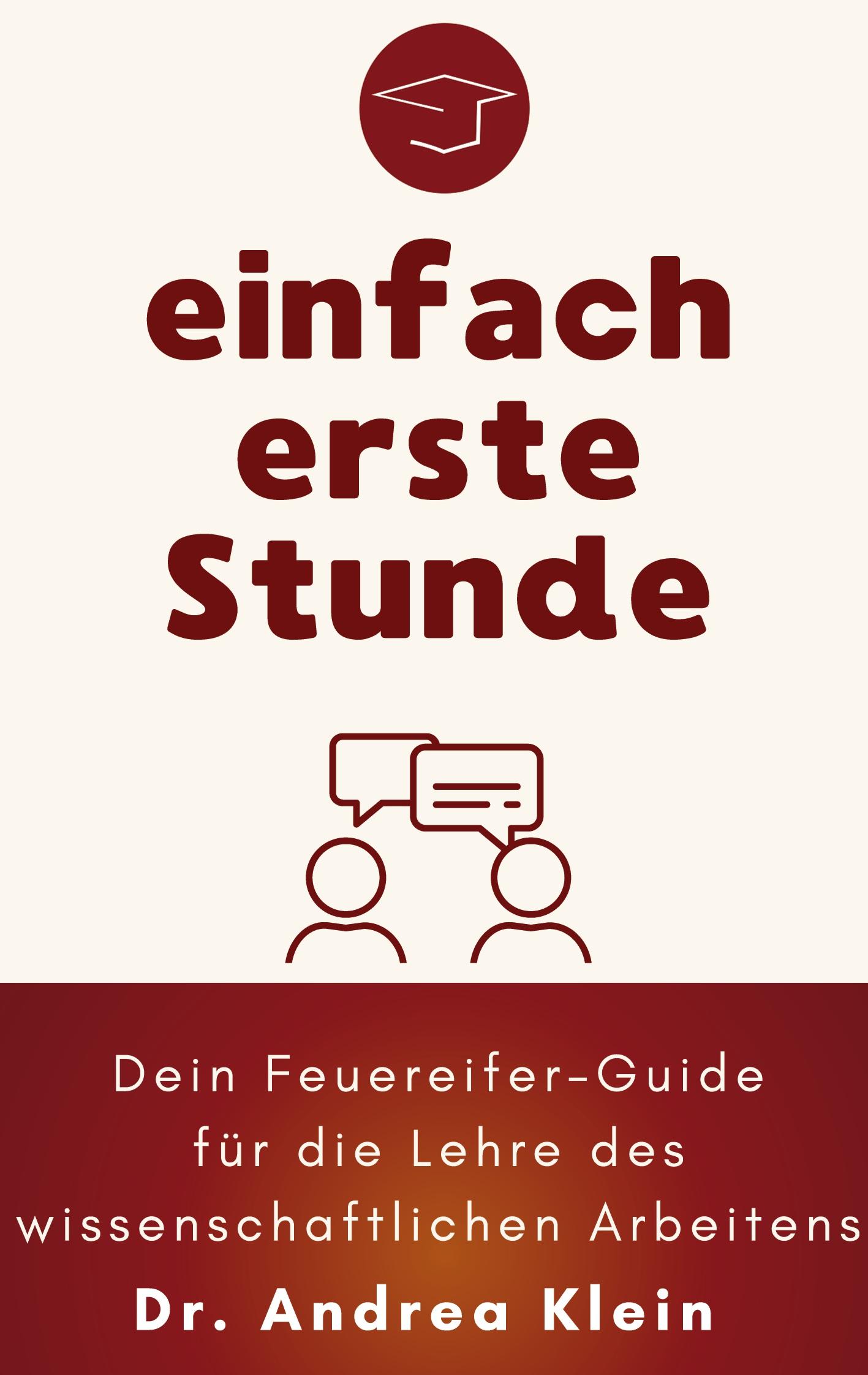 Vorderes Coverbild einfach erste stunde