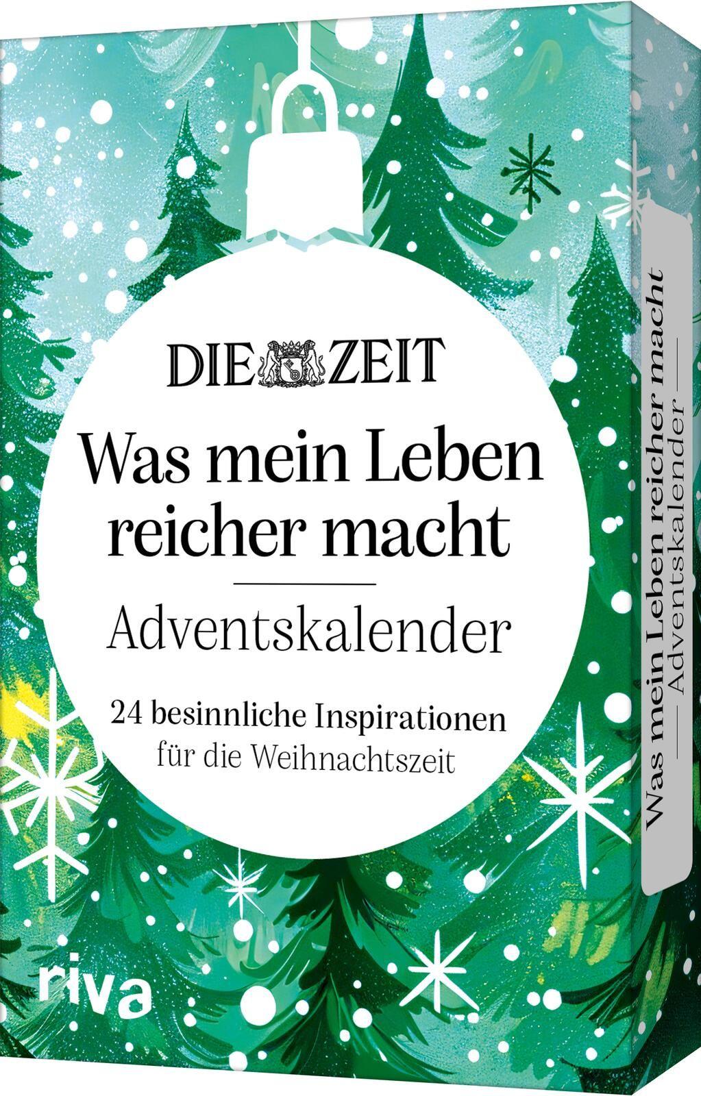 Vorderes Coverbild DIE ZEIT 'Was mein Leben reicher macht' - Adventskalender