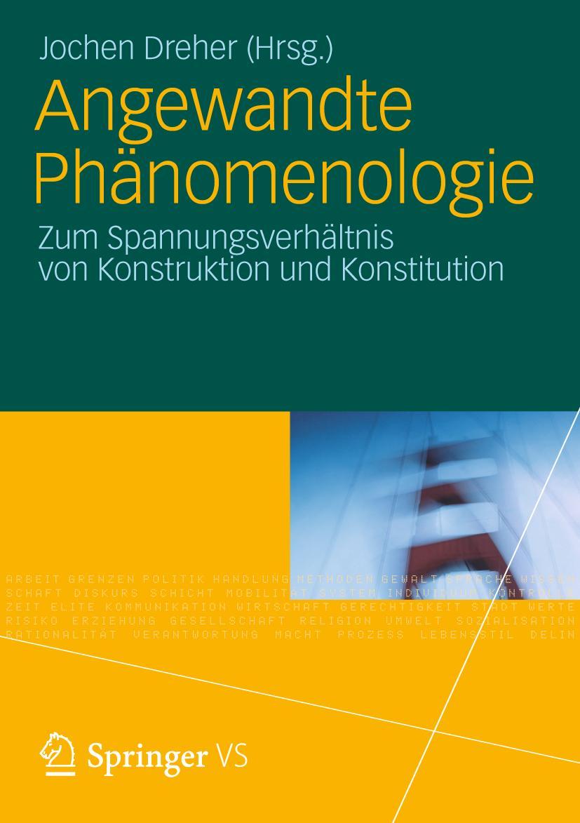 Vorderes Coverbild Angewandte Phänomenologie