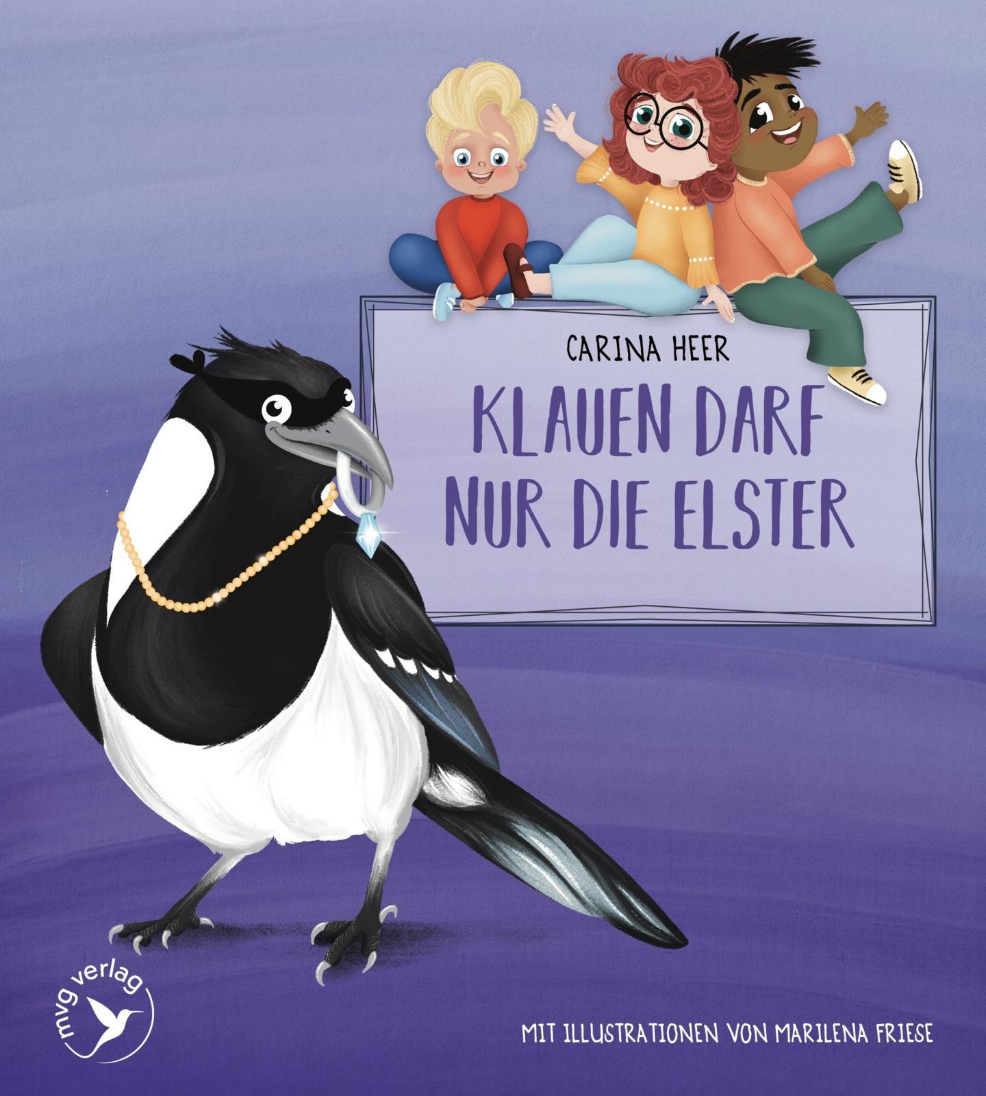 Vorderes Coverbild Klauen darf nur die Elster - Pappbilderbuch