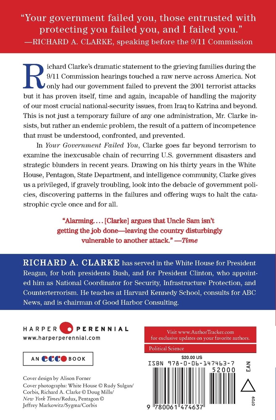 Rückseitencover Your Government Failed You